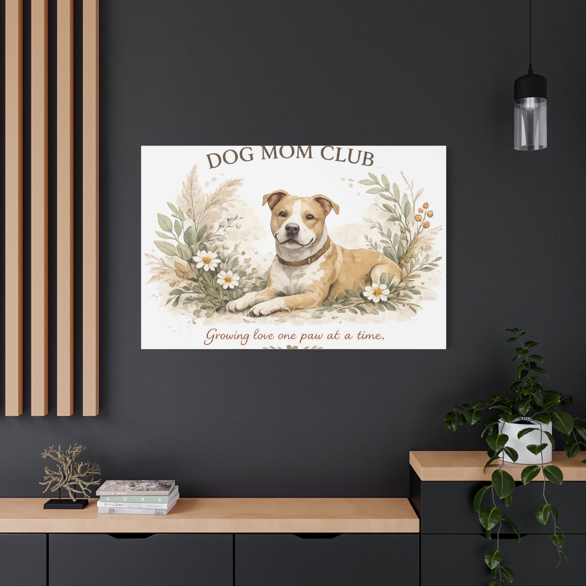Dog Mom's Wild Garden | Matte Canvas, Stretched, 1.25"