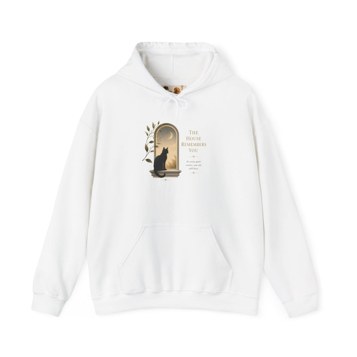 The House Remembers You Black Cat Sweatshirt | Memorial Collection