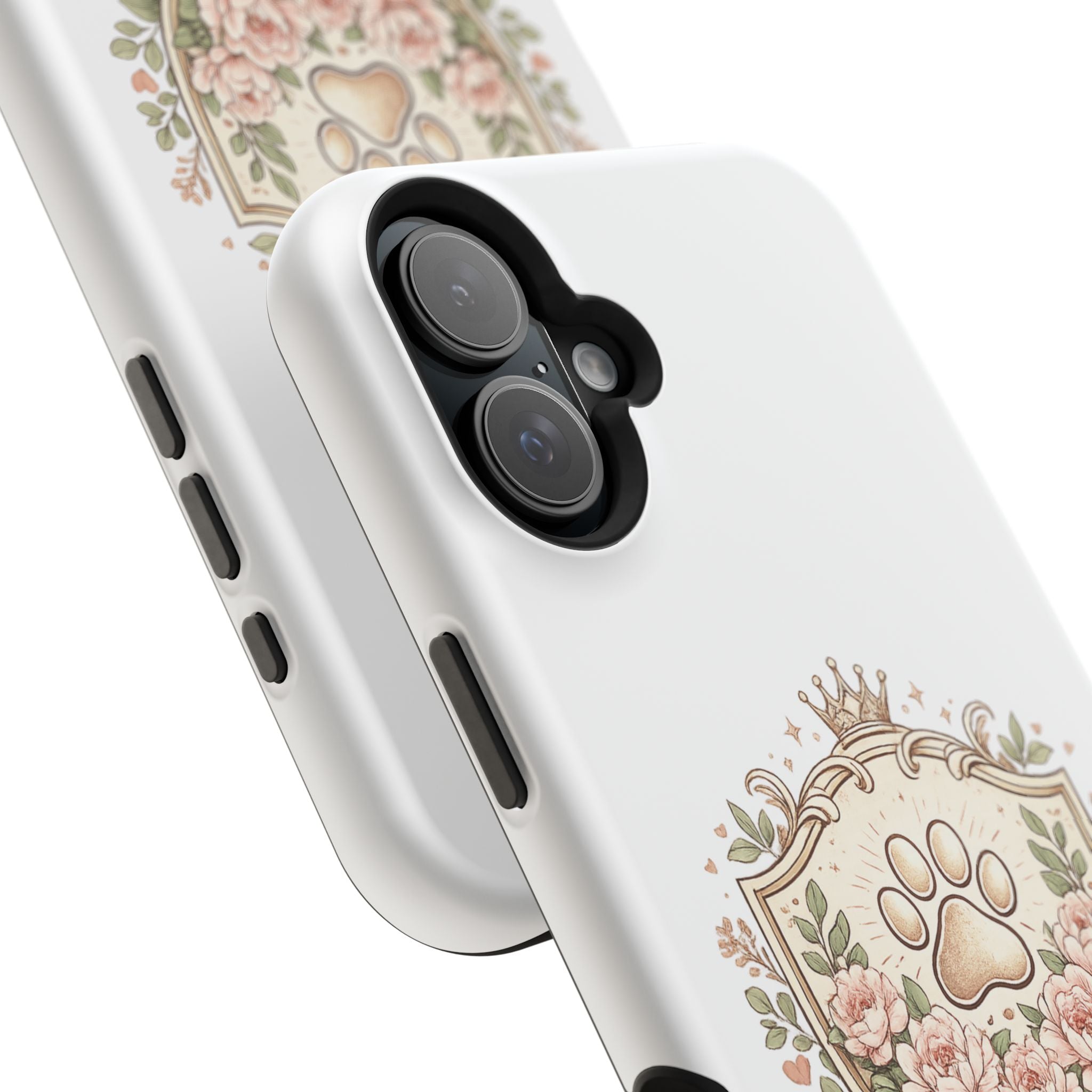 Floral Paw Crest Phone case