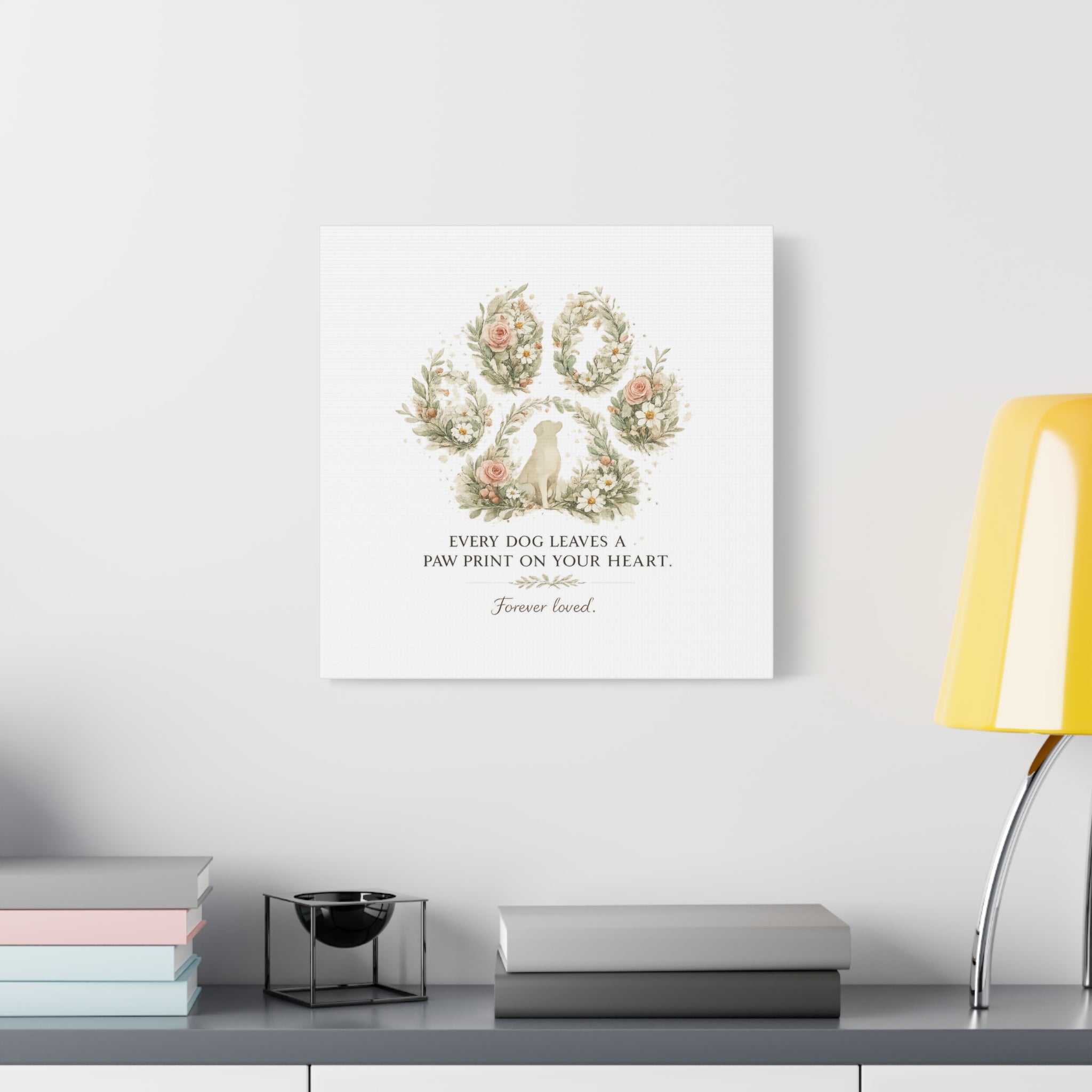 Every Dog Leaves a Paw Print | Matte Canvas, Stretched, 1.25"