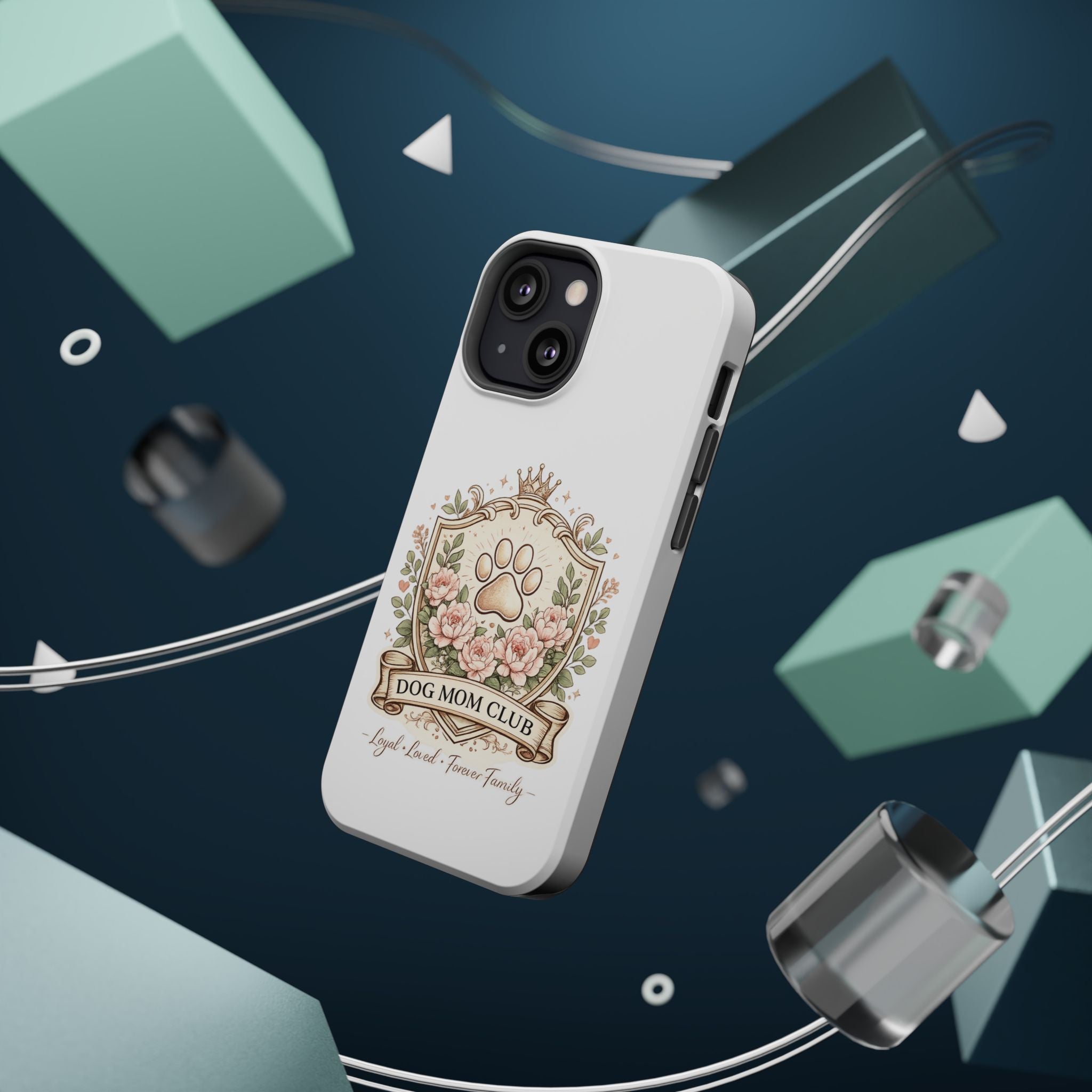 Floral Paw Crest Phone case