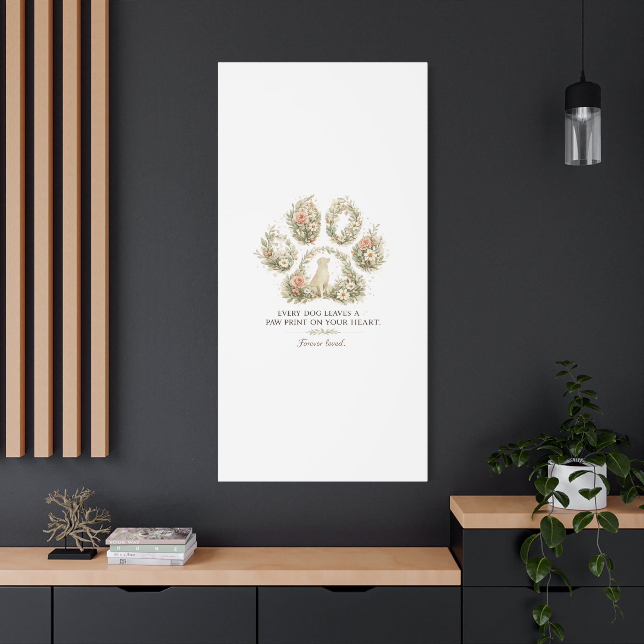 Every Dog Leaves a Paw Print | Matte Canvas, Stretched, 1.25"