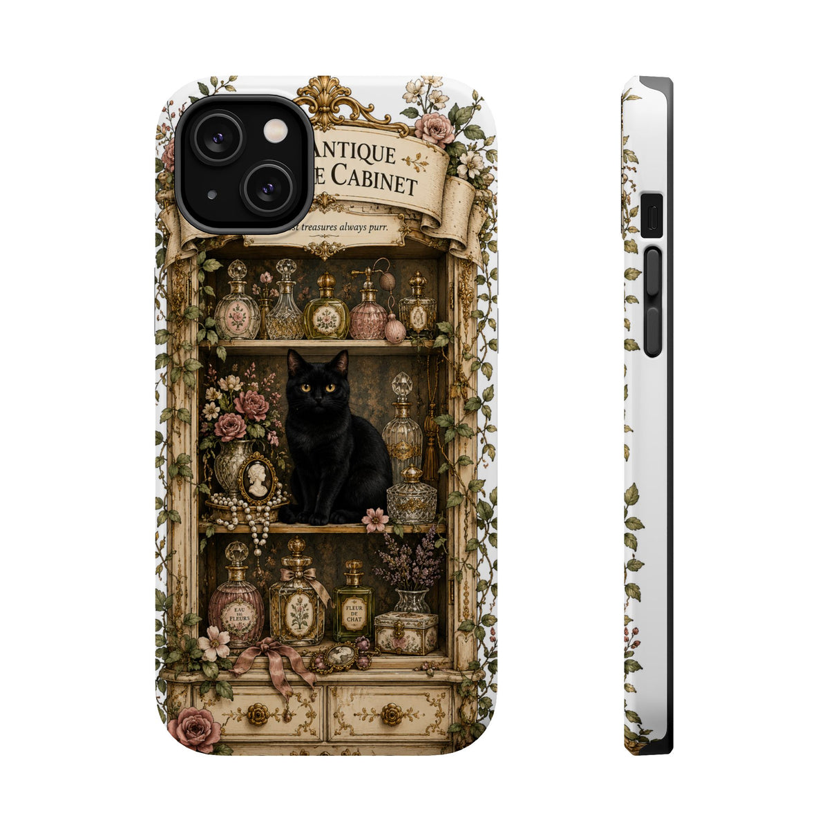 The Antique Perfume Cabinet | Cat Mom Collection Phone case