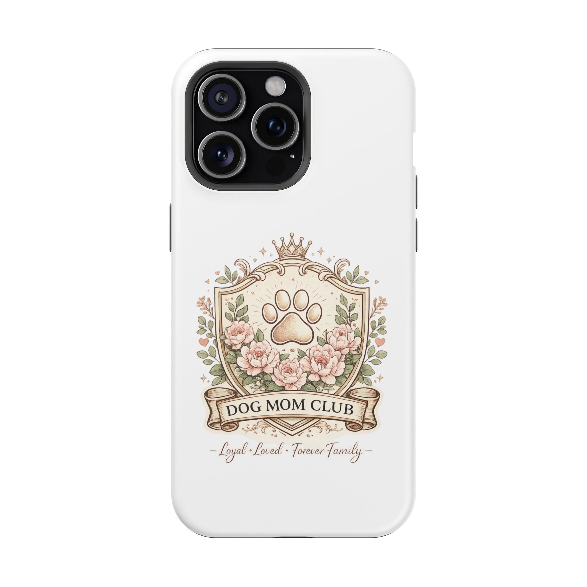 Floral Paw Crest Phone case