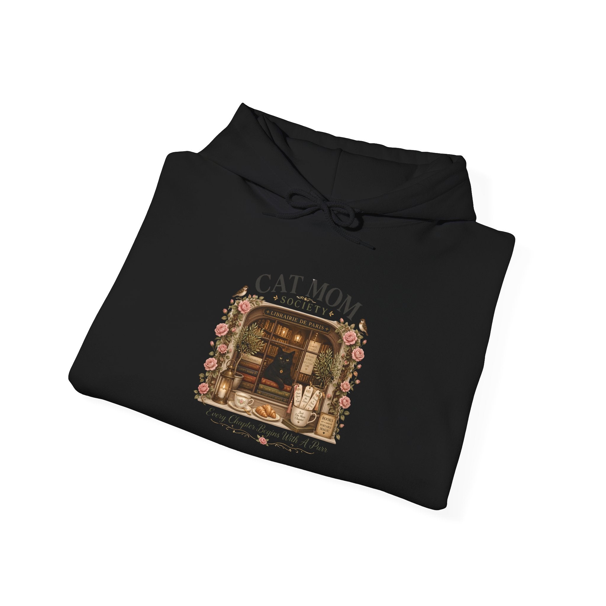 THE PARISIAN BOOKSHOP WINDOW | Gildan Heavy Blend™ Hoodie (18500)