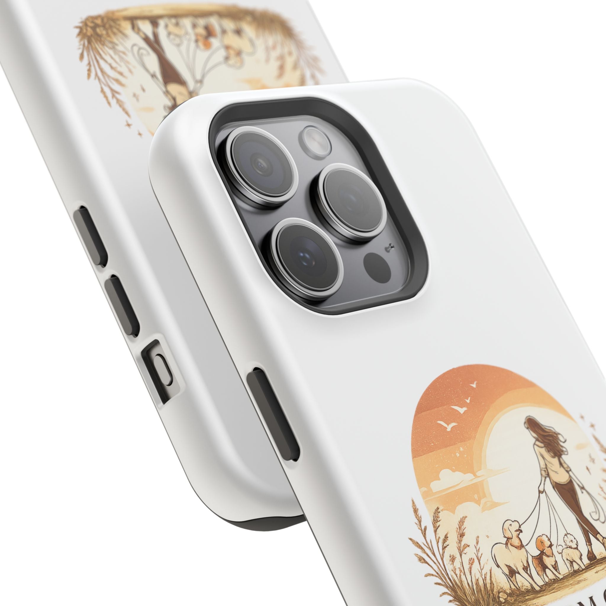 Golden Hour Walk Phone case