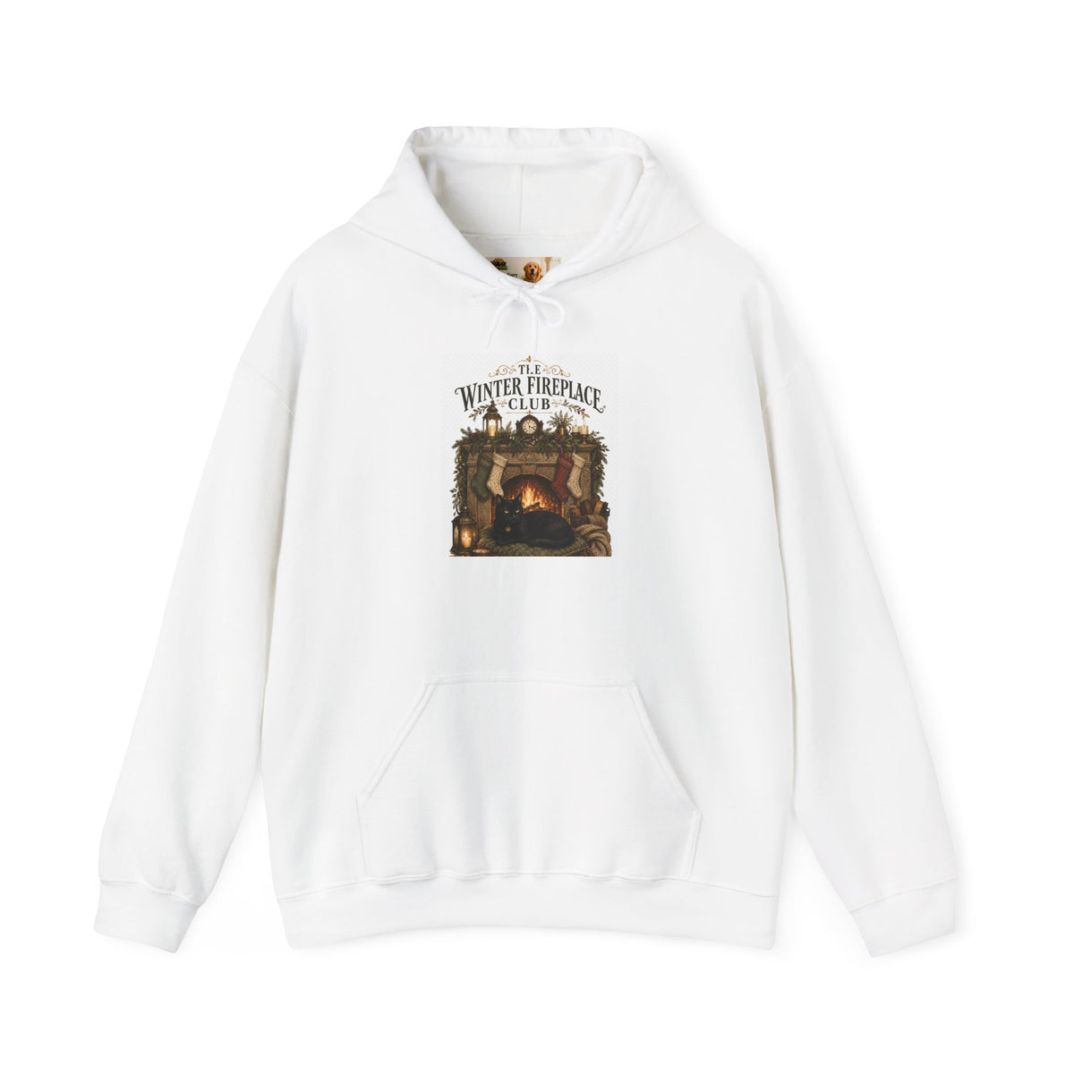The Winter Fireplace Club | Cat Mom Collection Hoodie