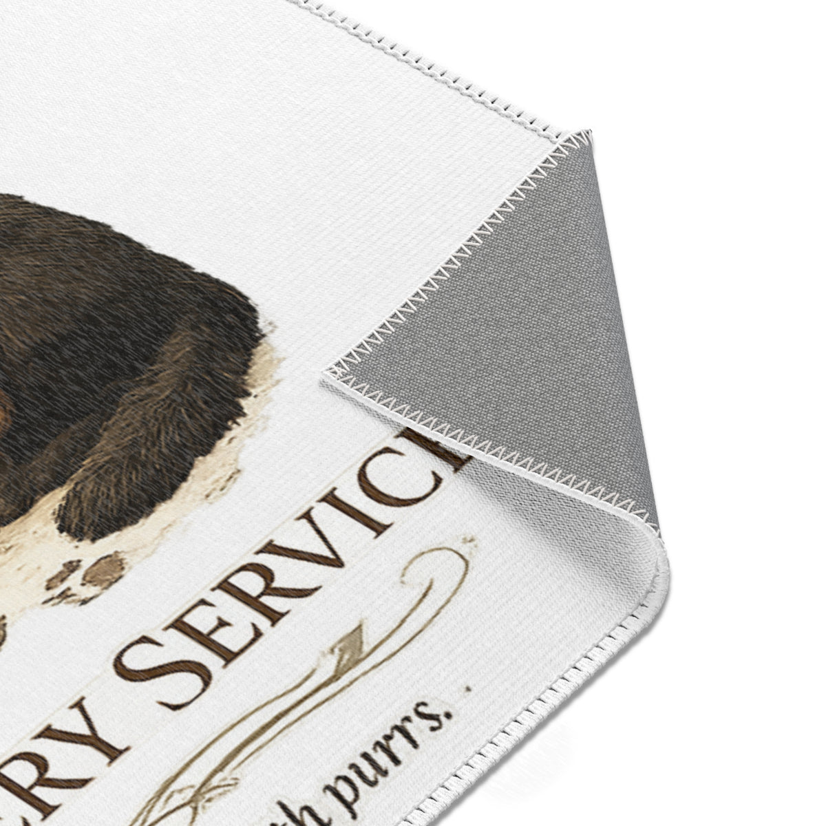 Midnight Delivery Service | Cat Mom Area Rugs