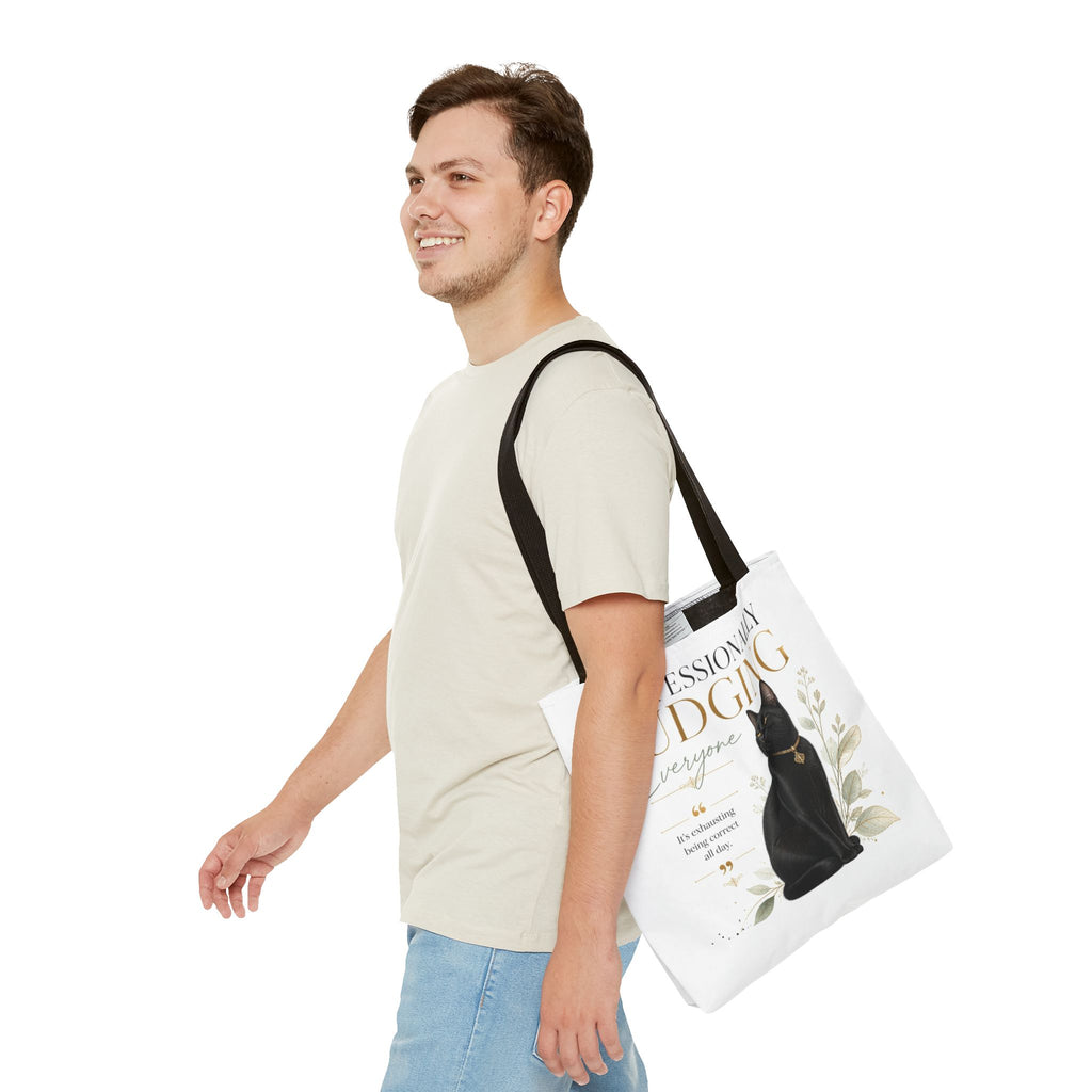 Professionally Judging Everyone | Fun Collection Totebag