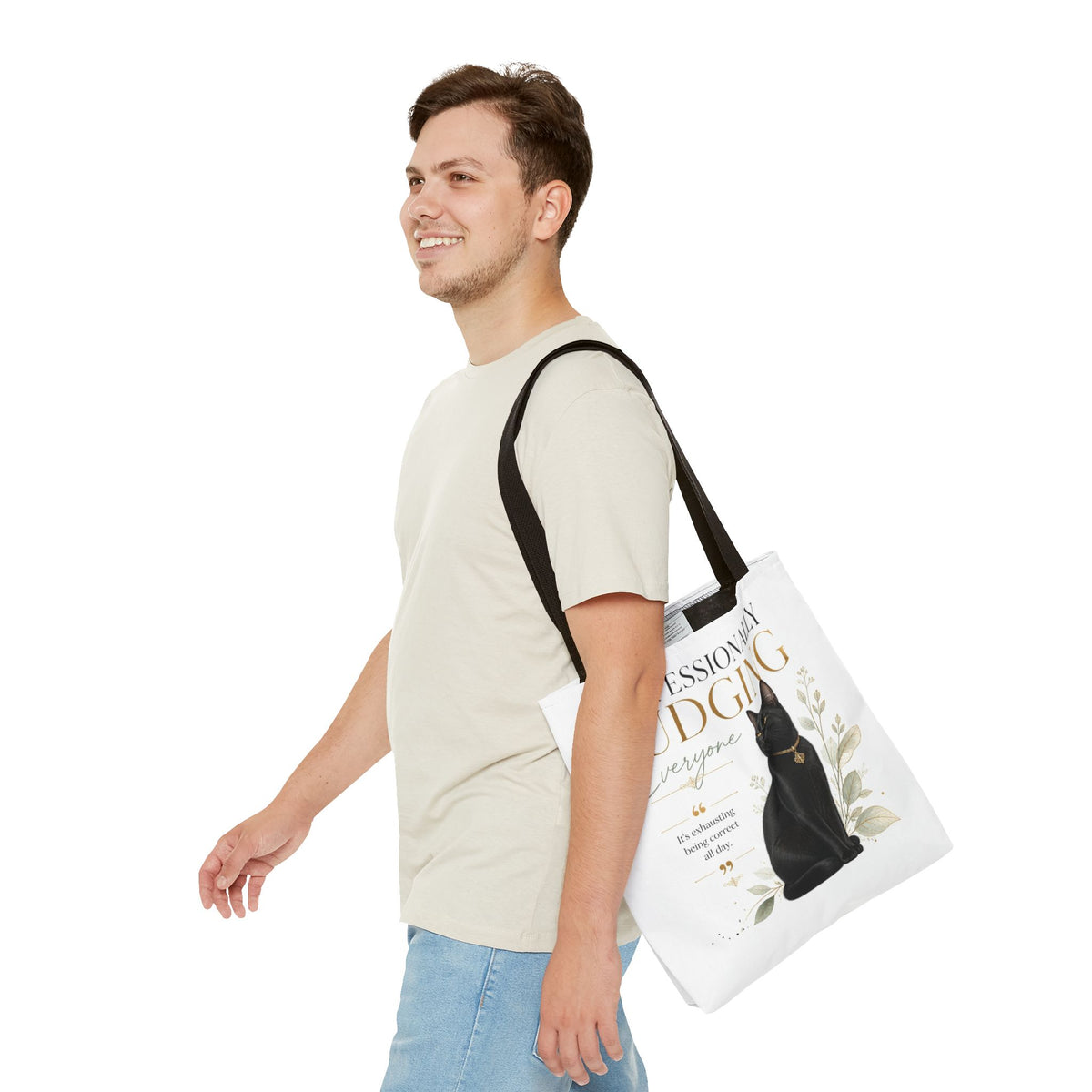 Professionally Judging Everyone | Fun Collection Totebag