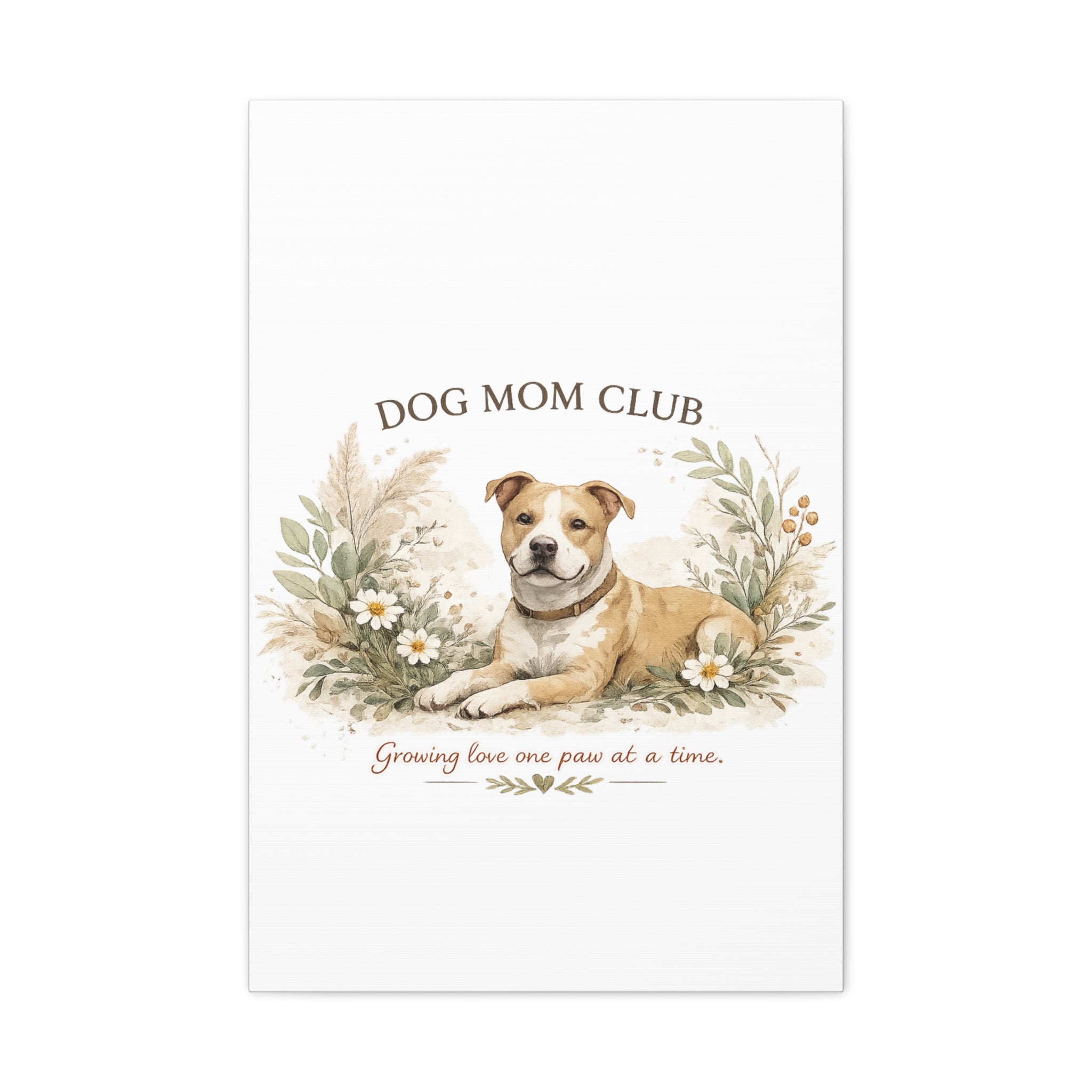 Dog Mom's Wild Garden | Matte Canvas, Stretched, 1.25"