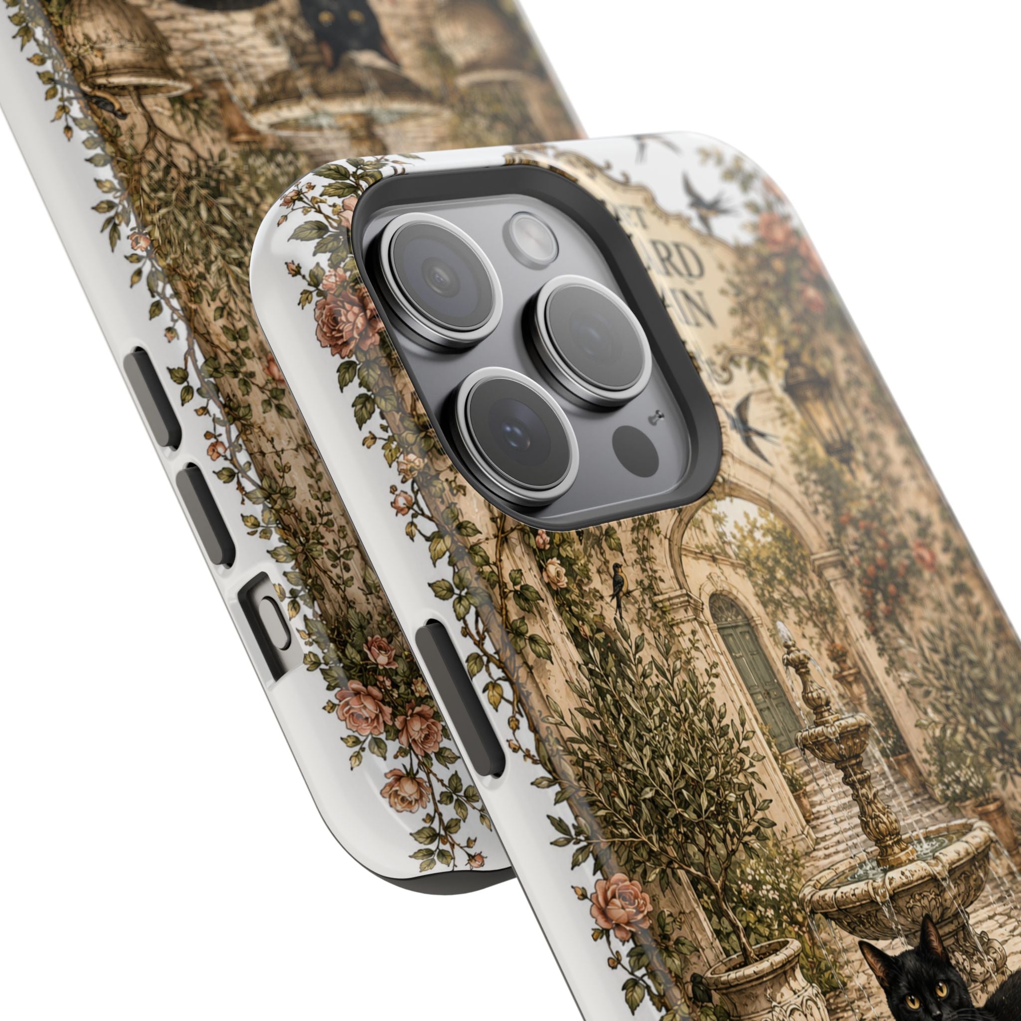 THE SECRET COURTYARD FOUNTAIN | Phone case