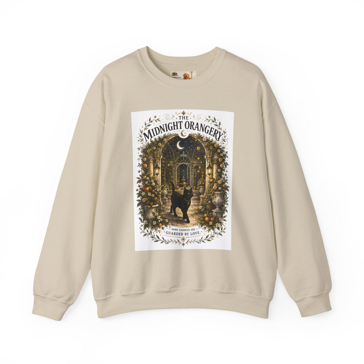 The Midnight Orangery Black Cat Sweatshirt | Cat Mom Collection