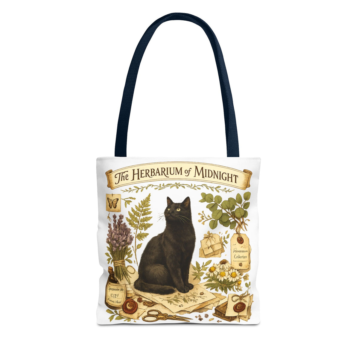The Herbarium Of Midnight | Cat Mom Collection Totebag