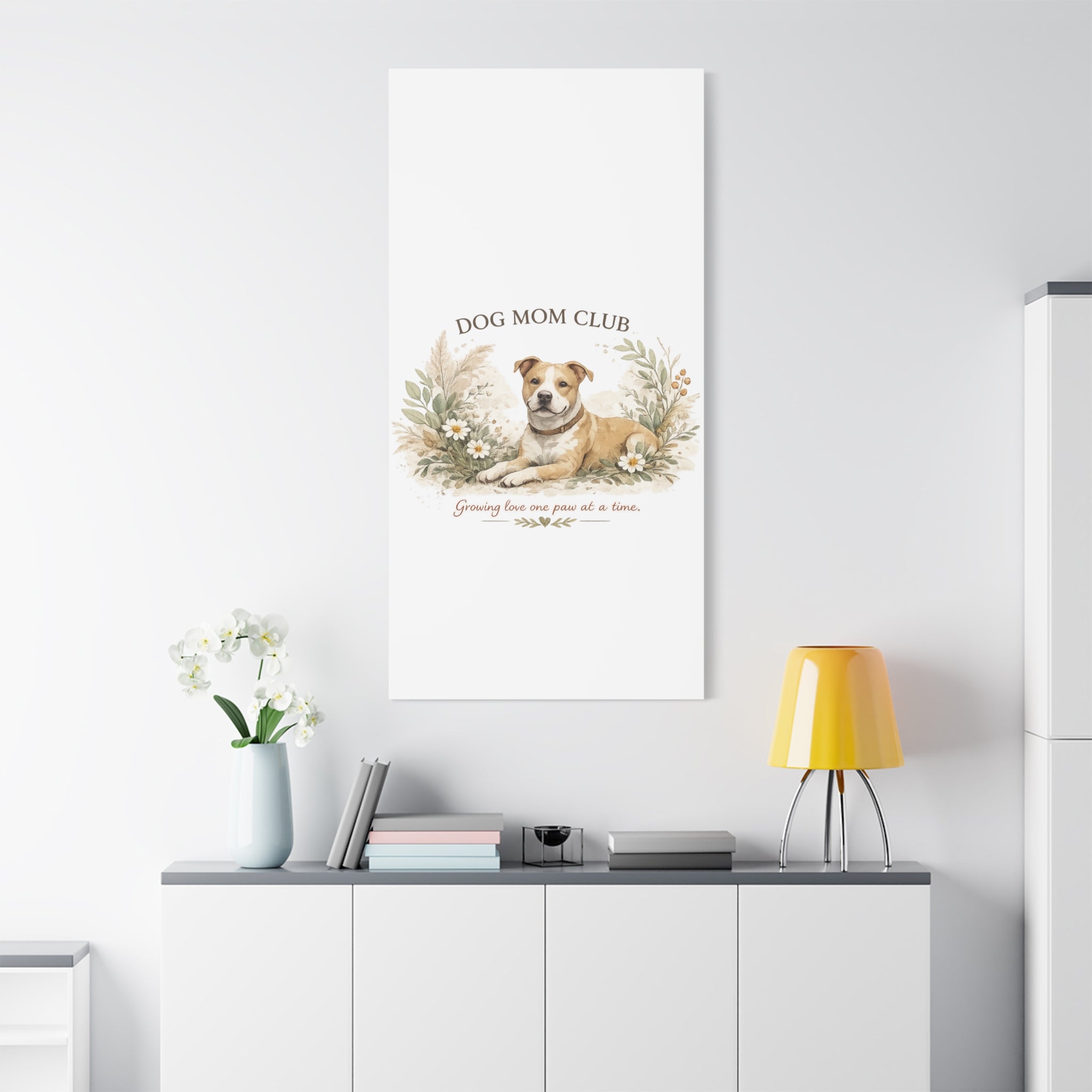 Dog Mom's Wild Garden | Matte Canvas, Stretched, 1.25"