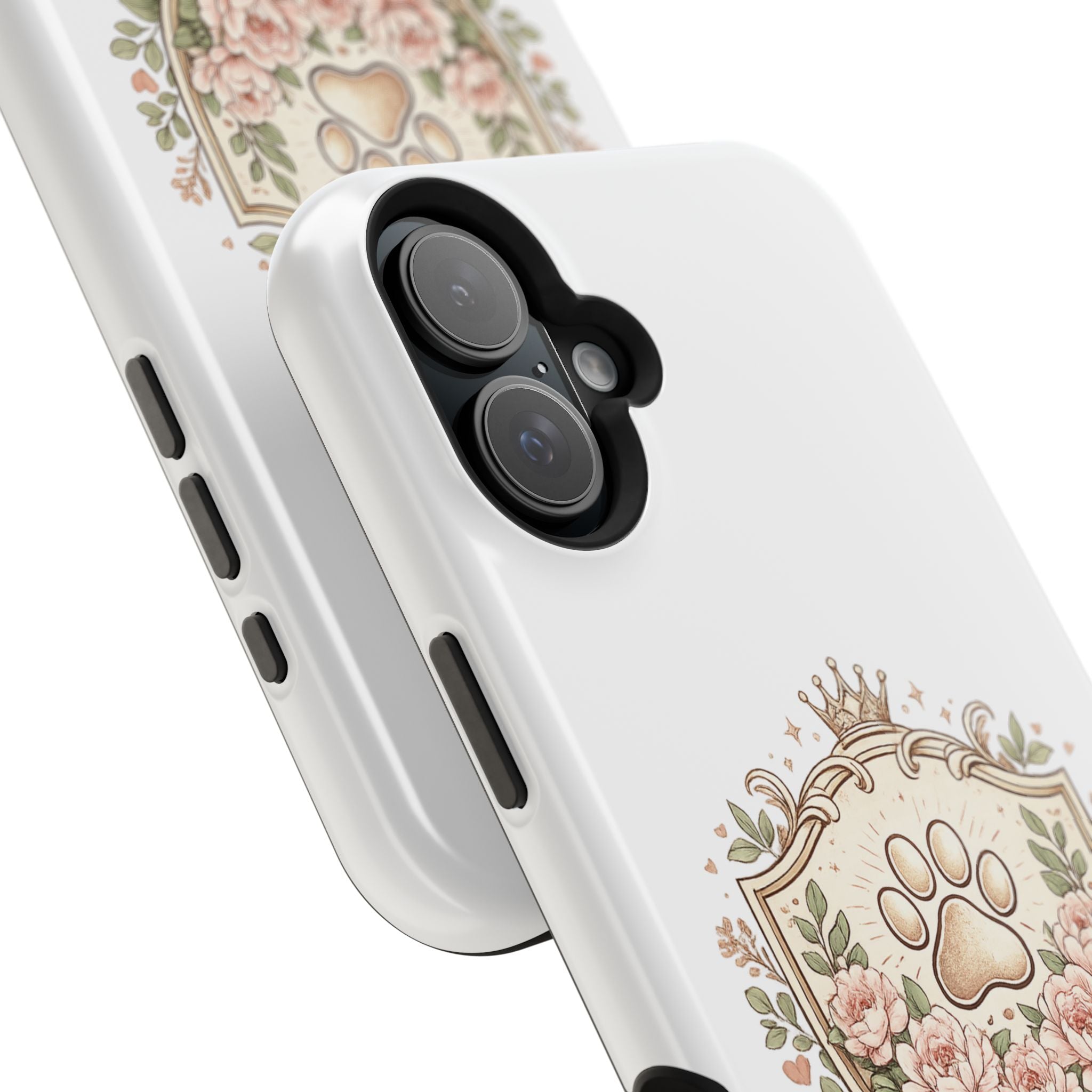 Floral Paw Crest Phone case