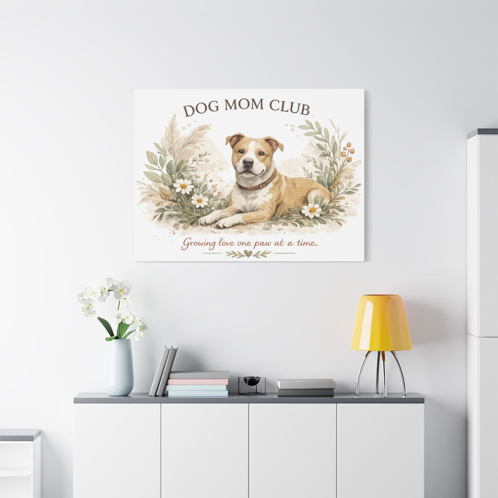 Dog Mom's Wild Garden | Matte Canvas, Stretched, 1.25"