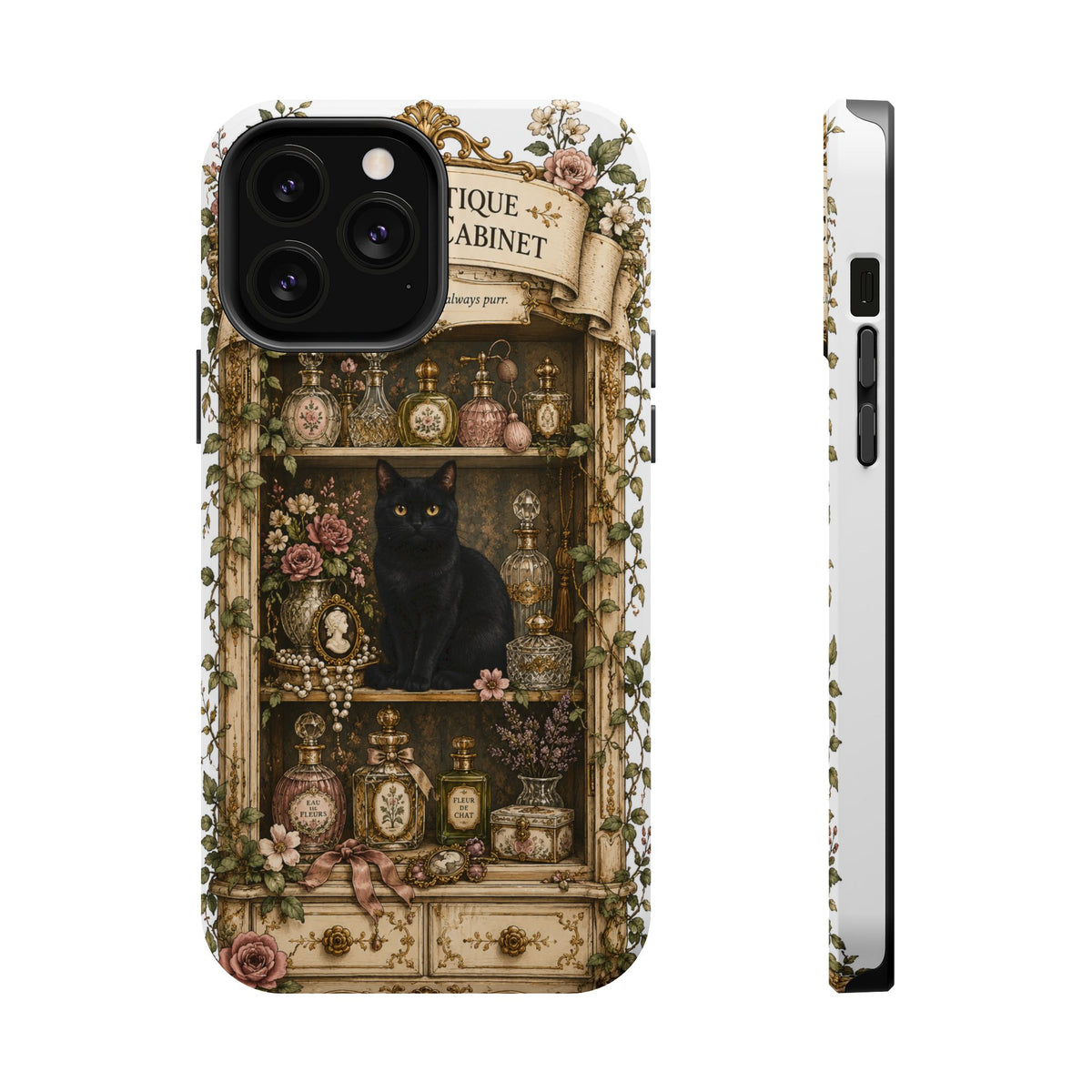 The Antique Perfume Cabinet | Cat Mom Collection Phone case