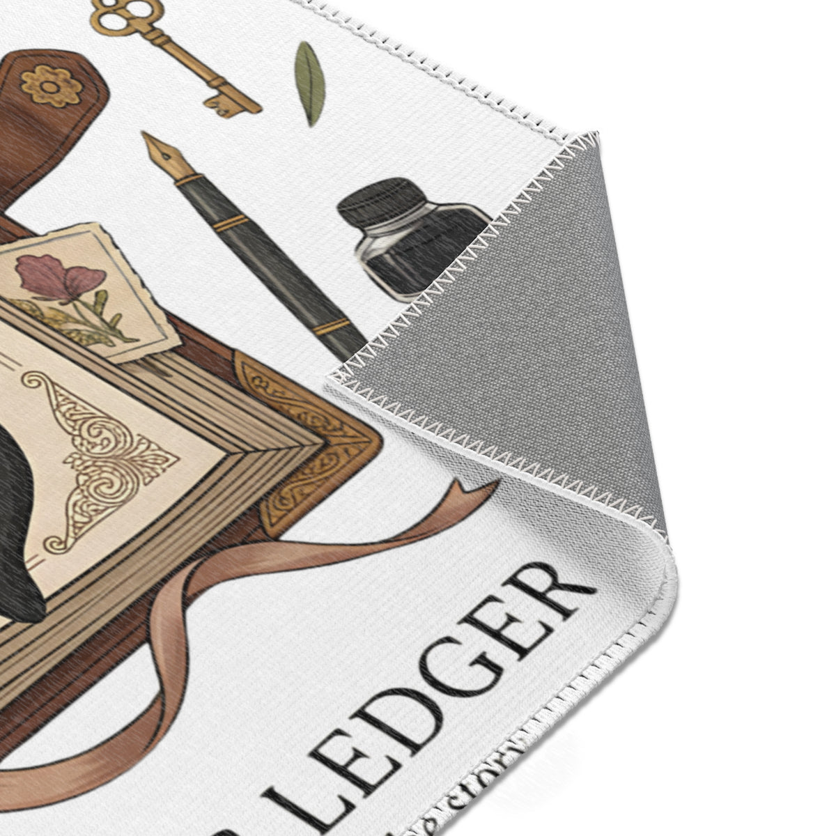The Grand Reading Ledger | Cat Mom Area Rugs