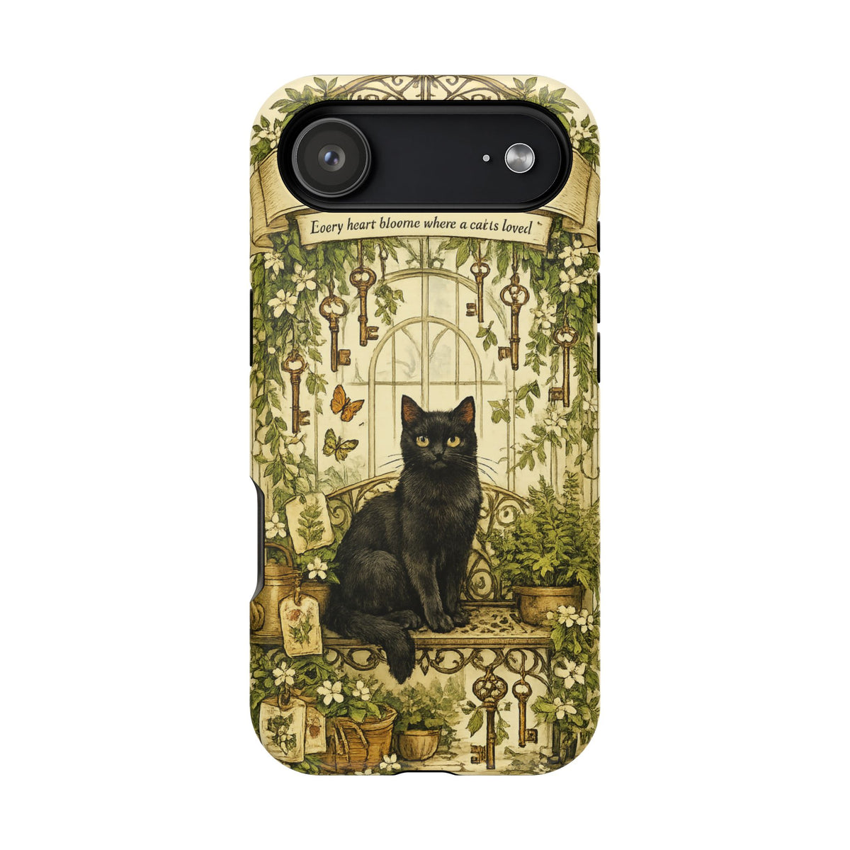 The Botanical Greenhouse Keys | Cat Mom Collection Phone case