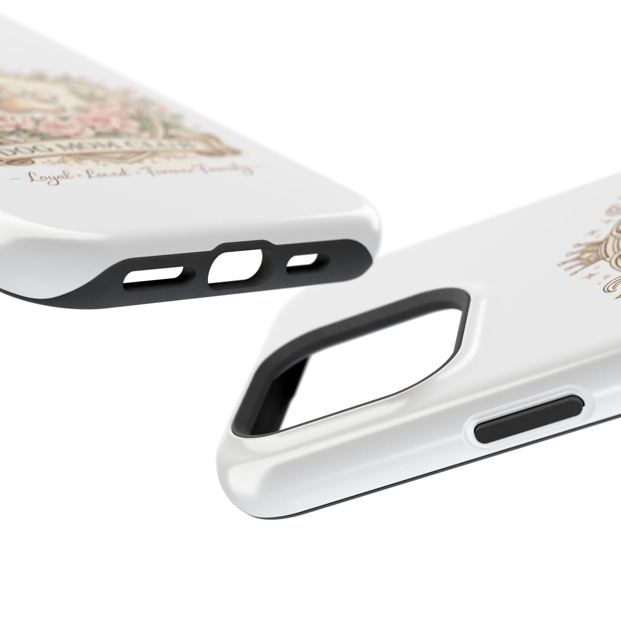 Floral Paw Crest Phone case