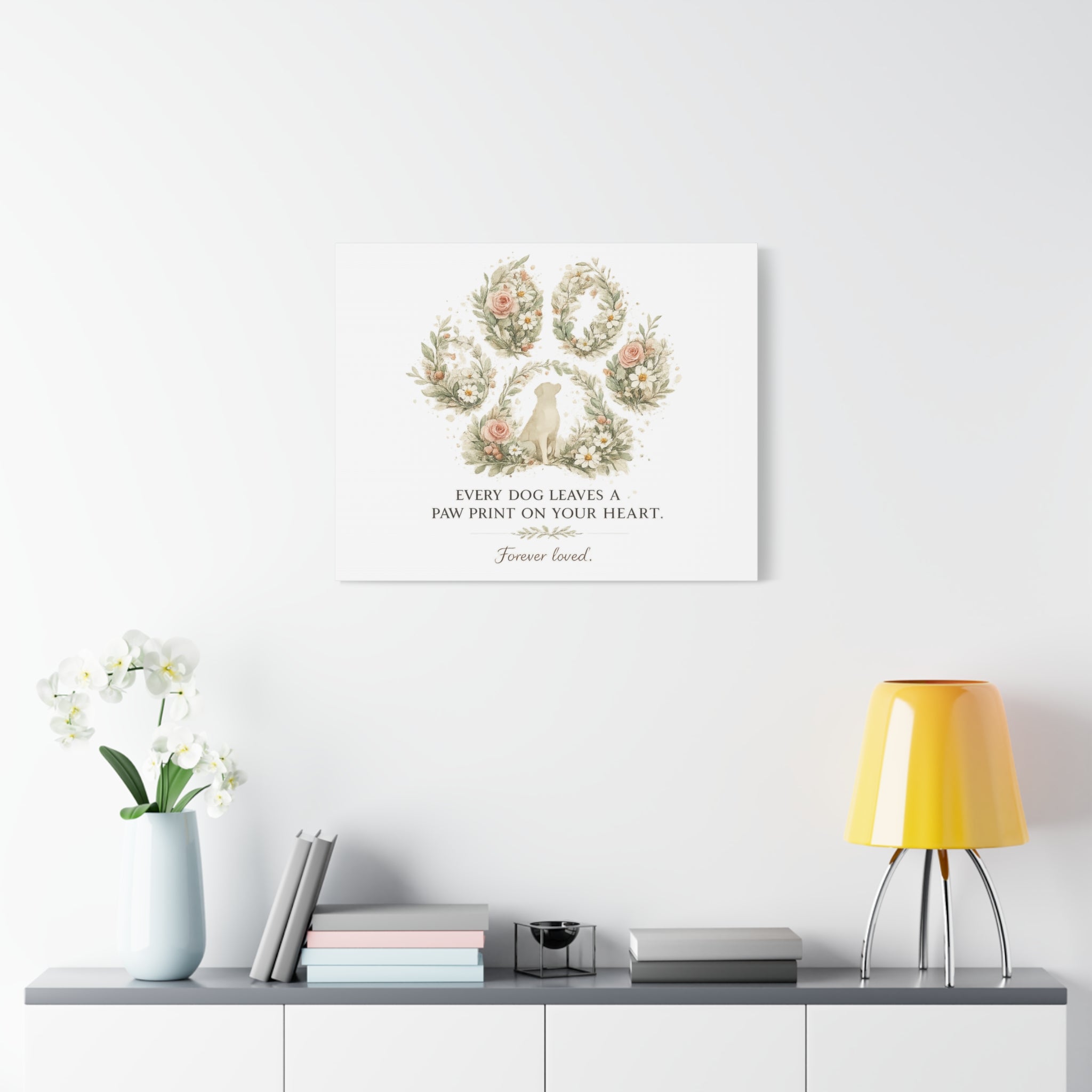 Every Dog Leaves a Paw Print | Matte Canvas, Stretched, 1.25"