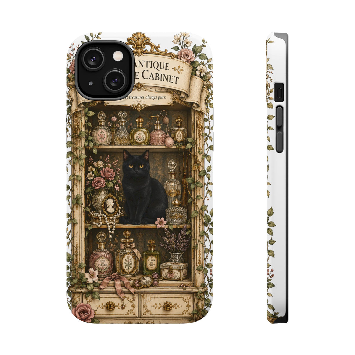 The Antique Perfume Cabinet | Cat Mom Collection Phone case