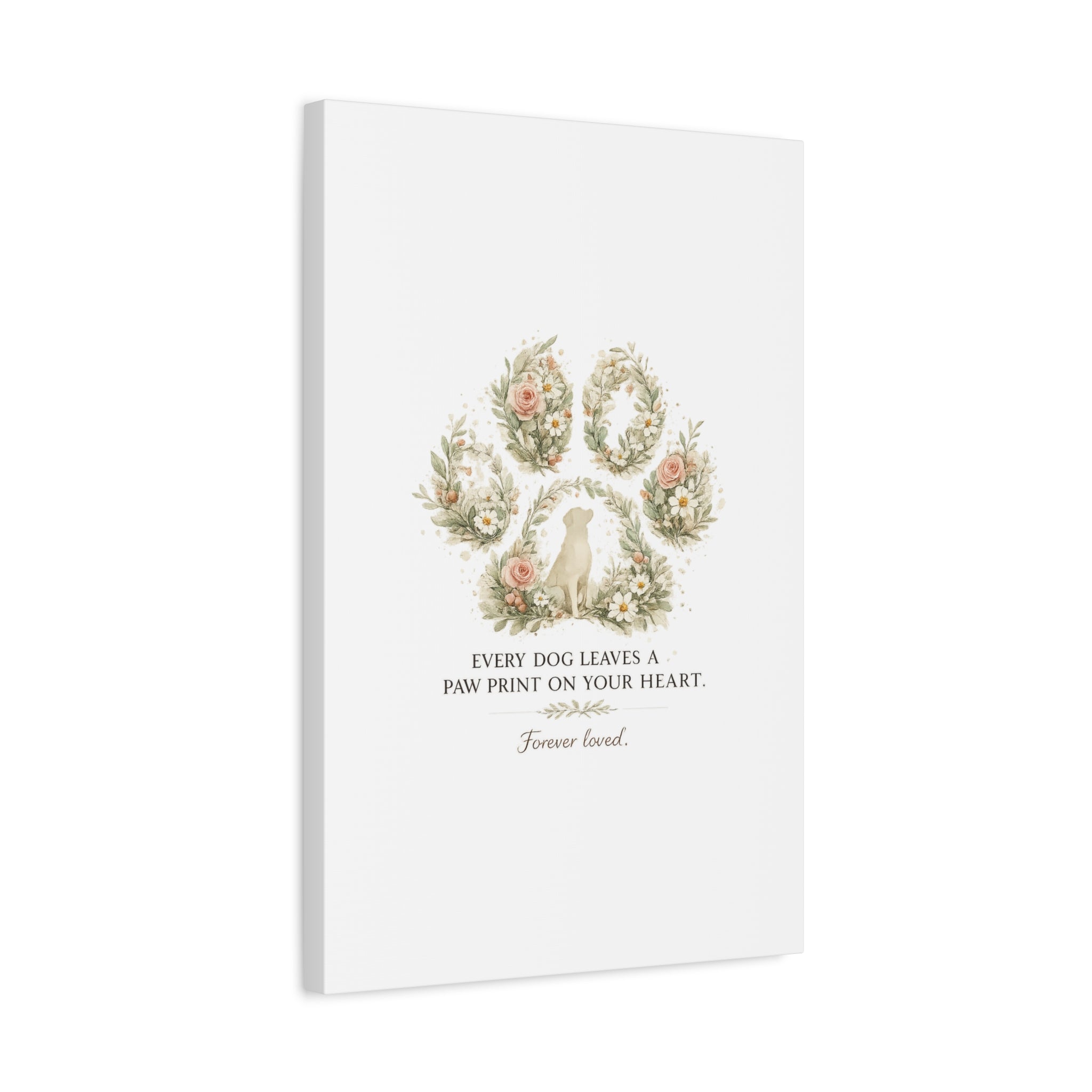 Every Dog Leaves a Paw Print | Matte Canvas, Stretched, 1.25"