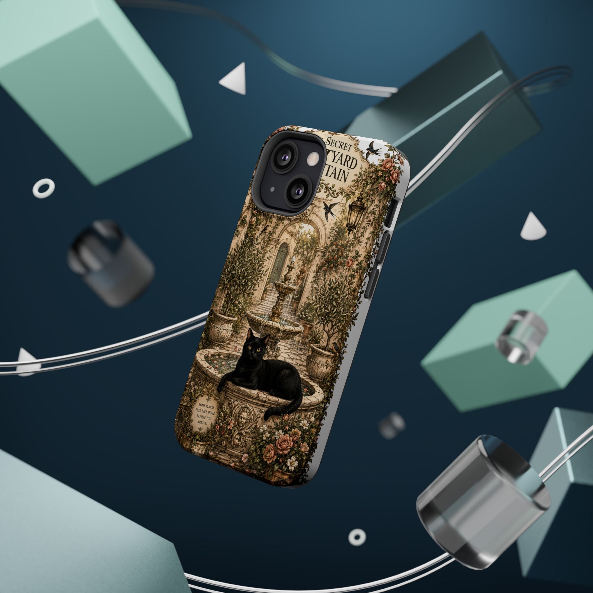 THE SECRET COURTYARD FOUNTAIN | Phone case