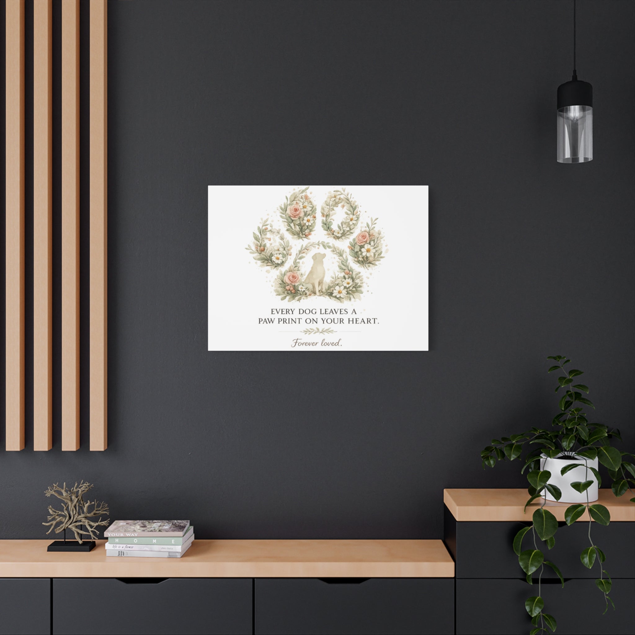 Every Dog Leaves a Paw Print | Matte Canvas, Stretched, 1.25"