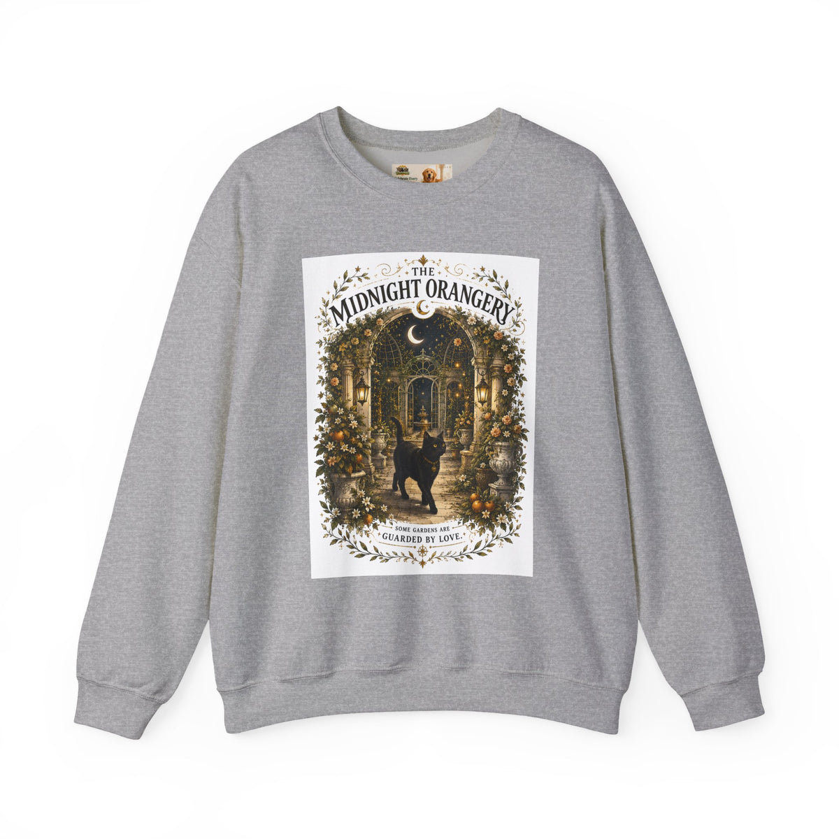 The Midnight Orangery Black Cat Sweatshirt | Cat Mom Collection