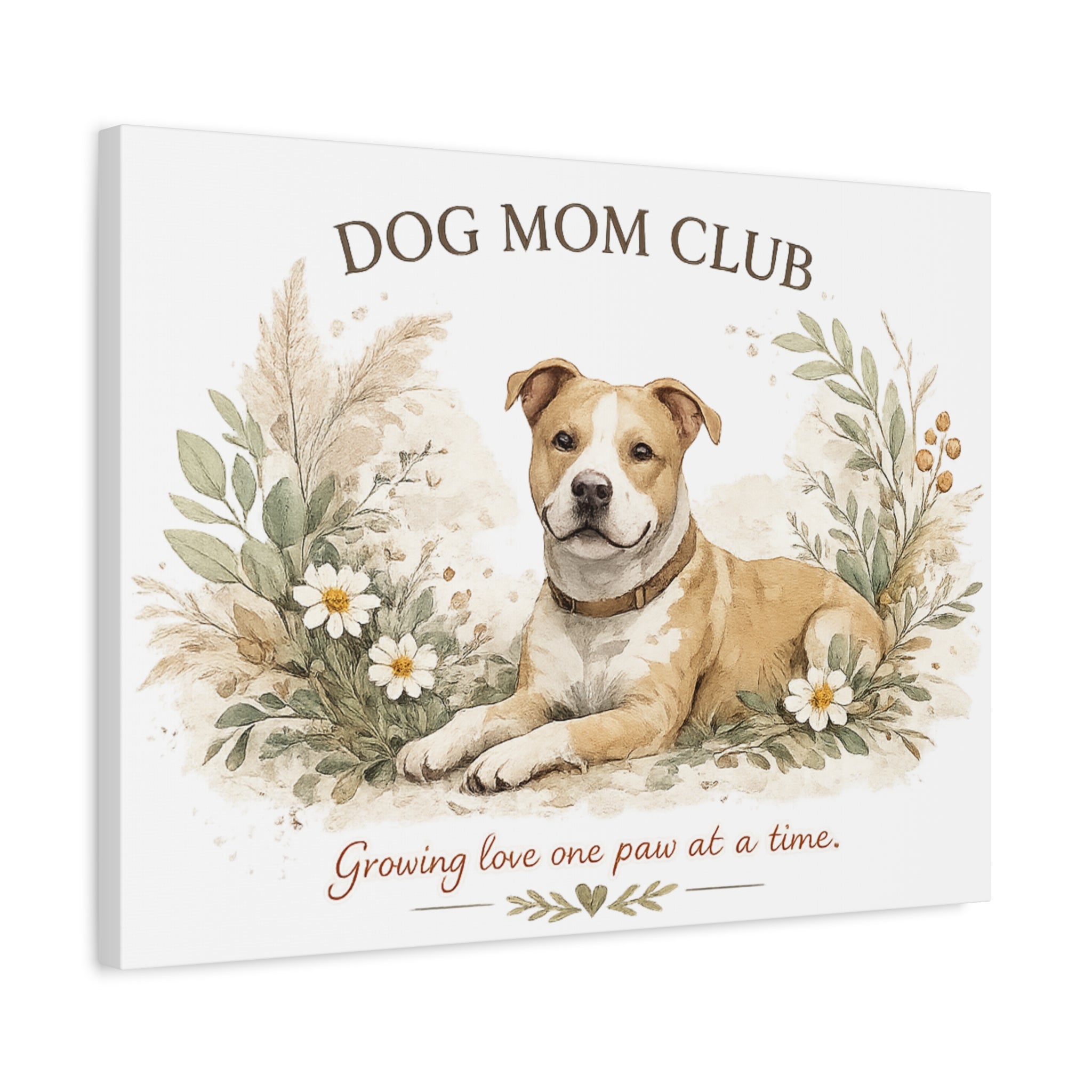 Dog Mom's Wild Garden | Matte Canvas, Stretched, 1.25"
