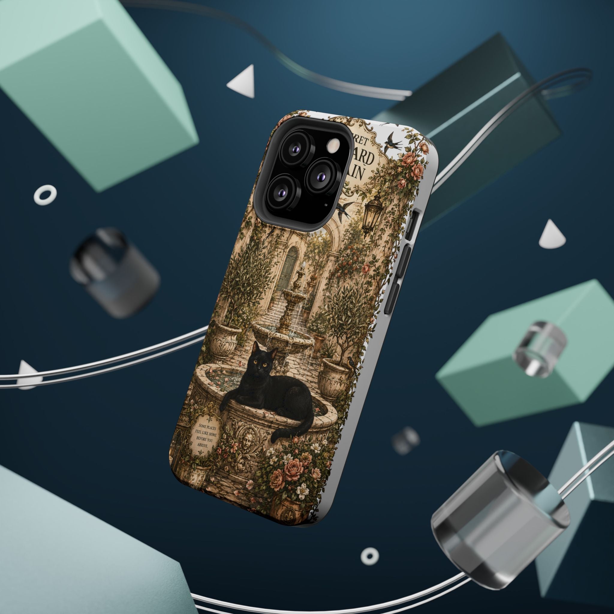 THE SECRET COURTYARD FOUNTAIN | Phone case