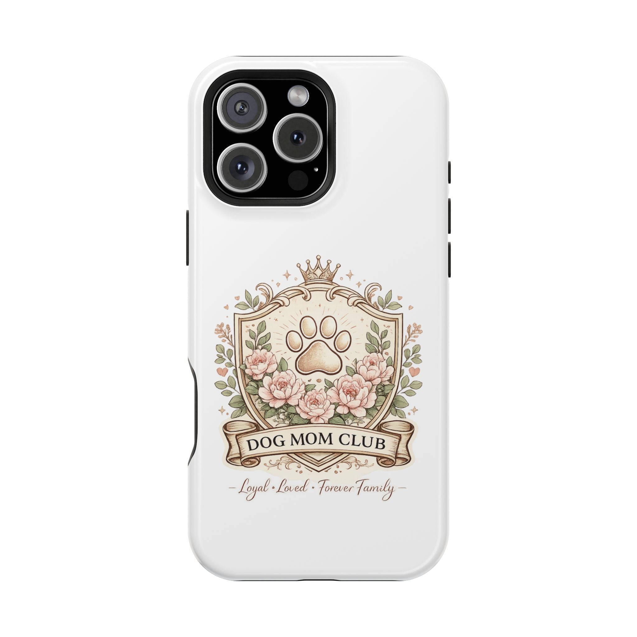 Floral Paw Crest Phone case