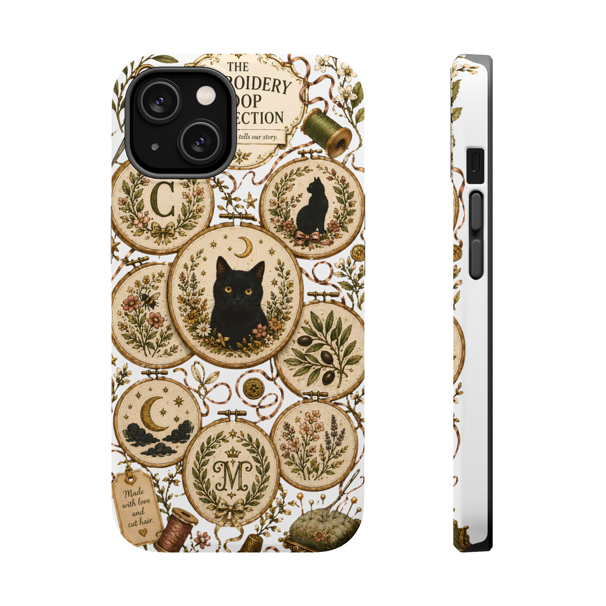 The Embroidery Hoop | Cat Mom Collection Phone case