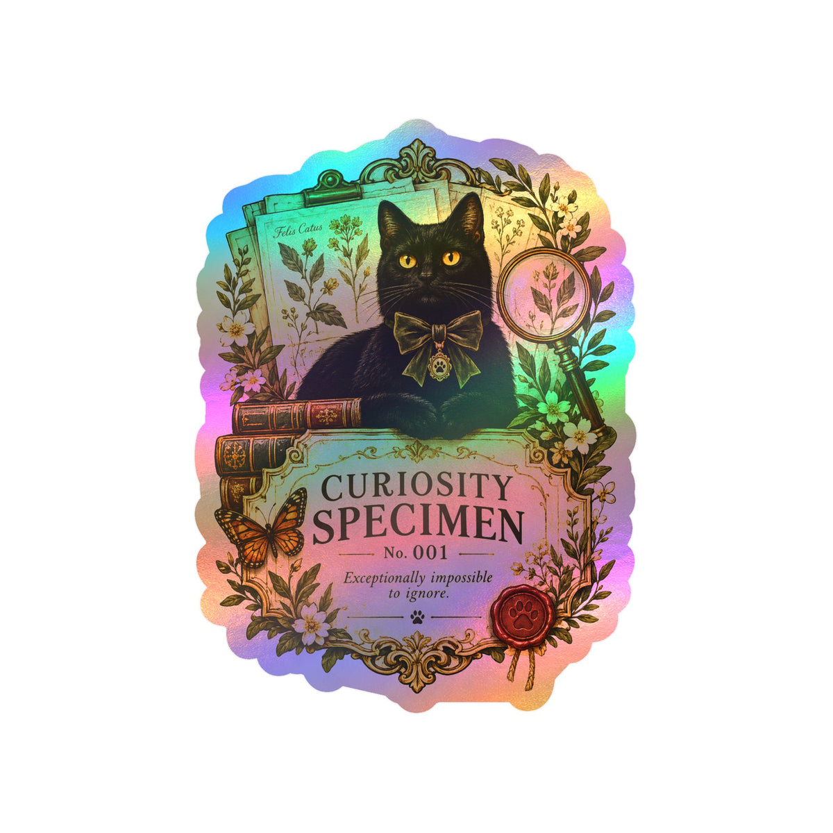 The Curiosity Specimen | Cat Mom Collection Sticker