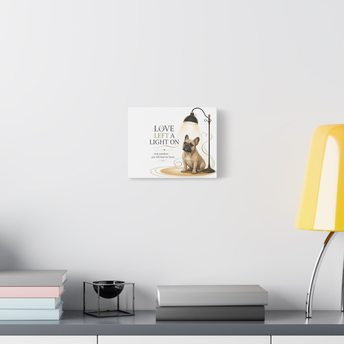 Love left a light on | Memorial Collection Matte Canvas