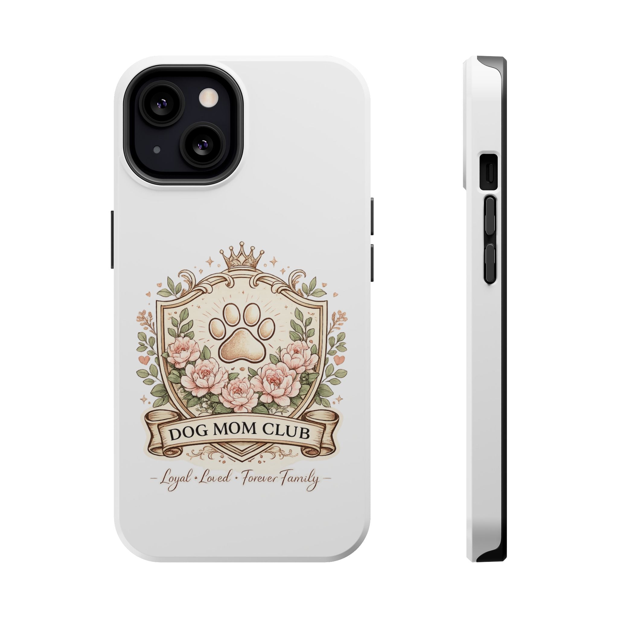 Floral Paw Crest Phone case