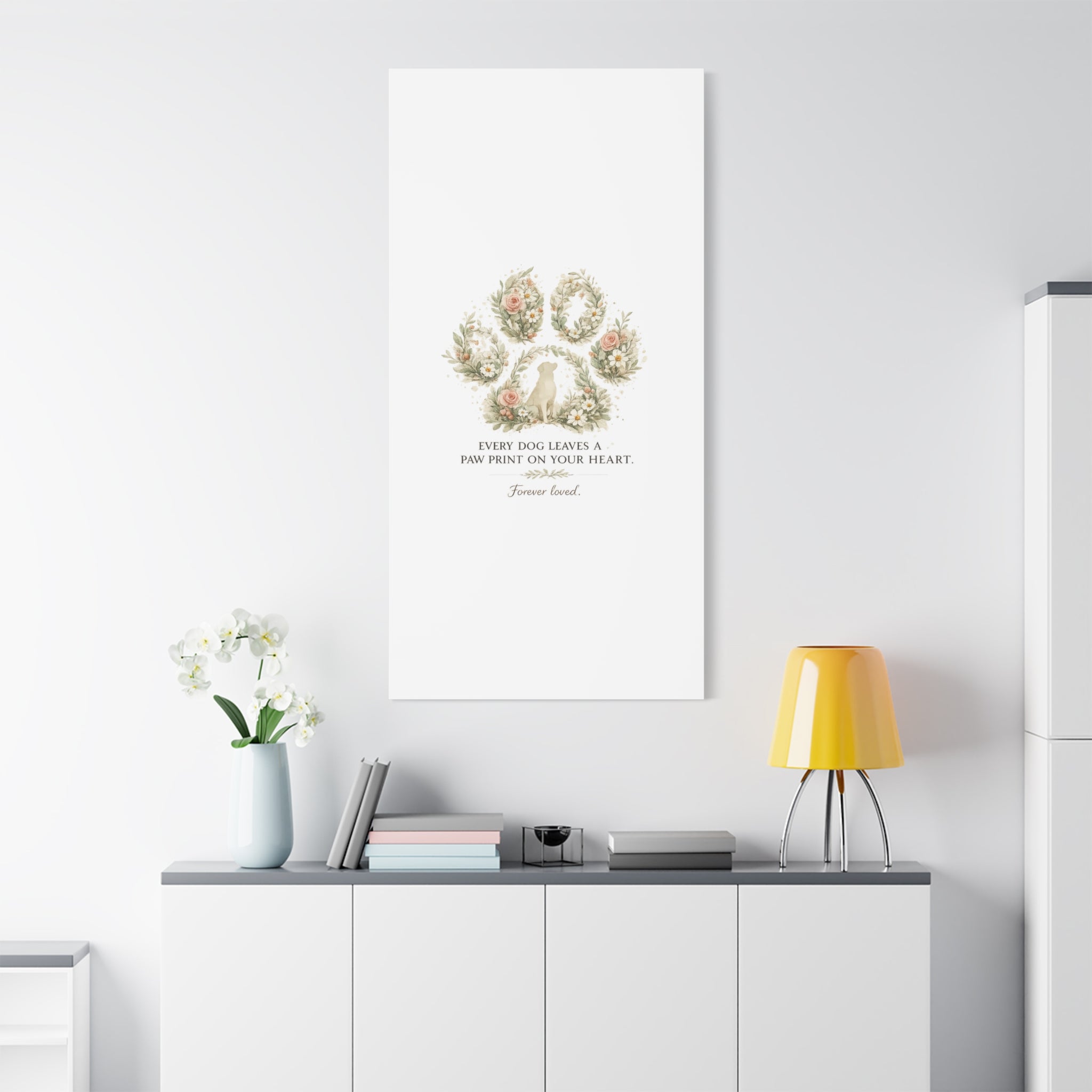 Every Dog Leaves a Paw Print | Matte Canvas, Stretched, 1.25"
