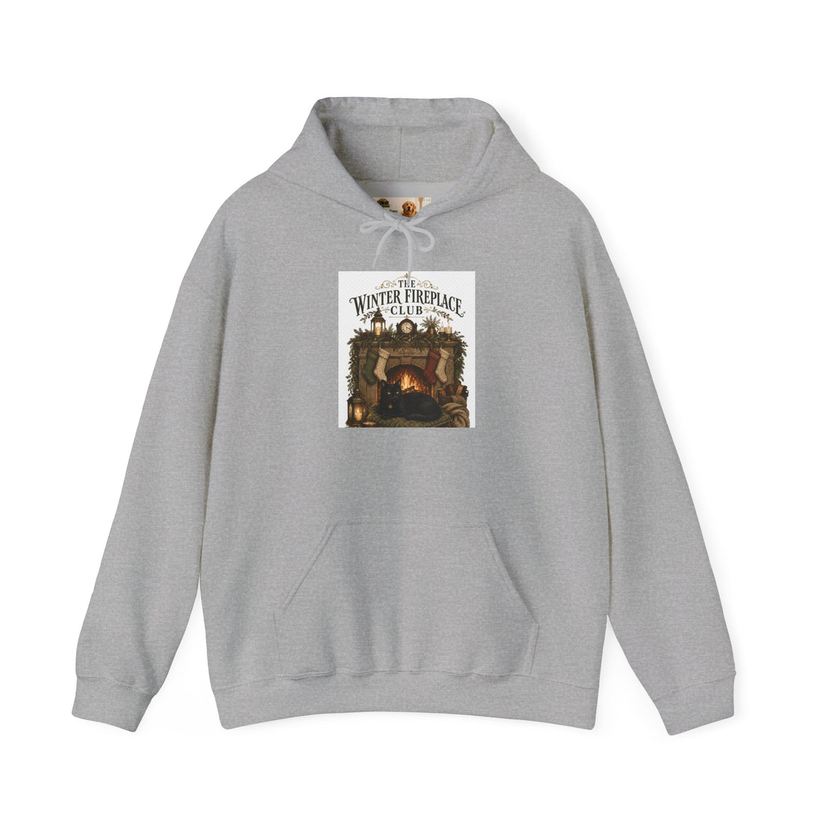 The Winter Fireplace Club | Cat Mom Collection Hoodie