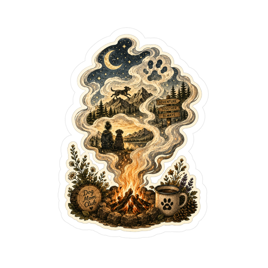 Campfire Smoke | Kiss-Cut Vinyl Decals Sticker