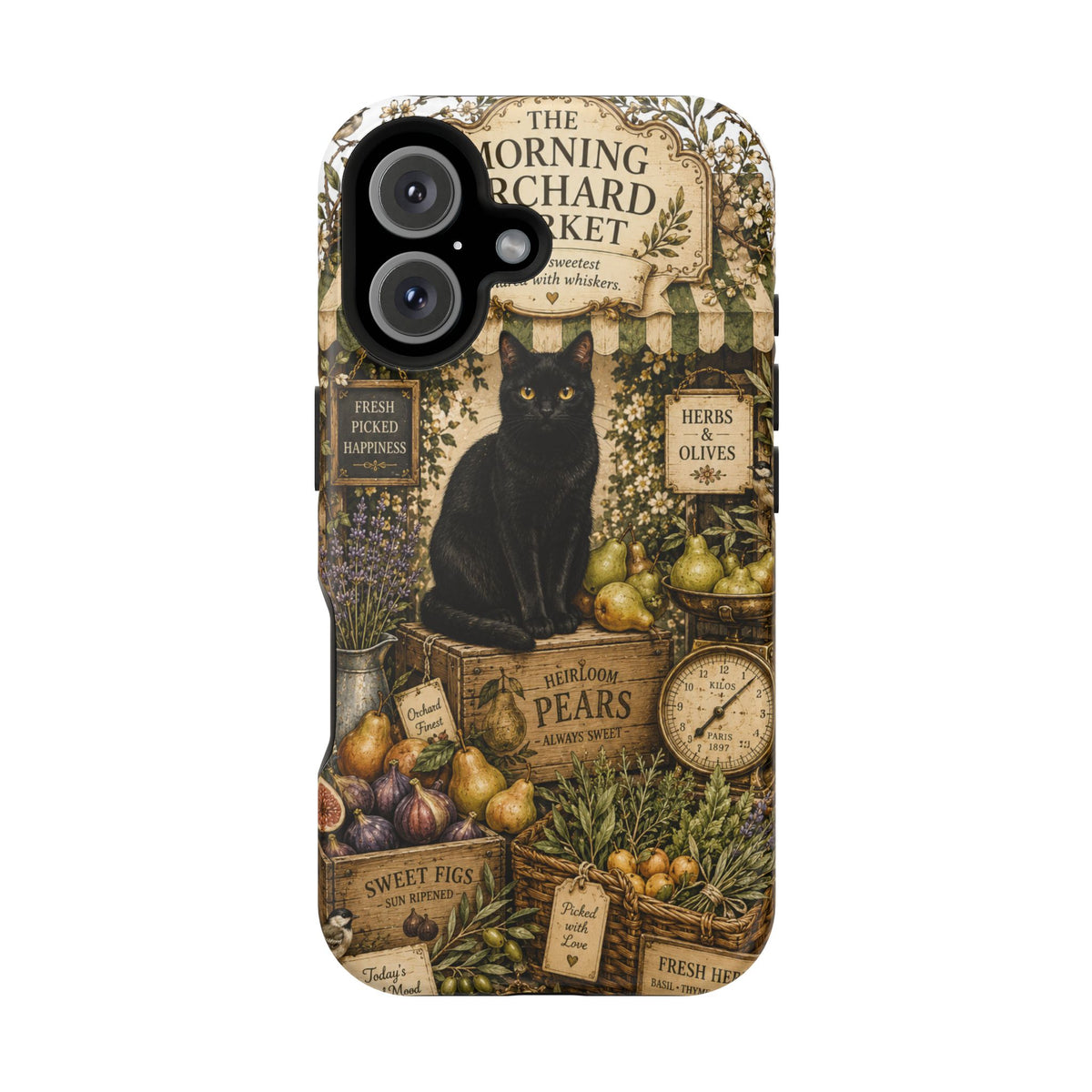 The Morning Orchard Market | Cat Mom Collection Phone case