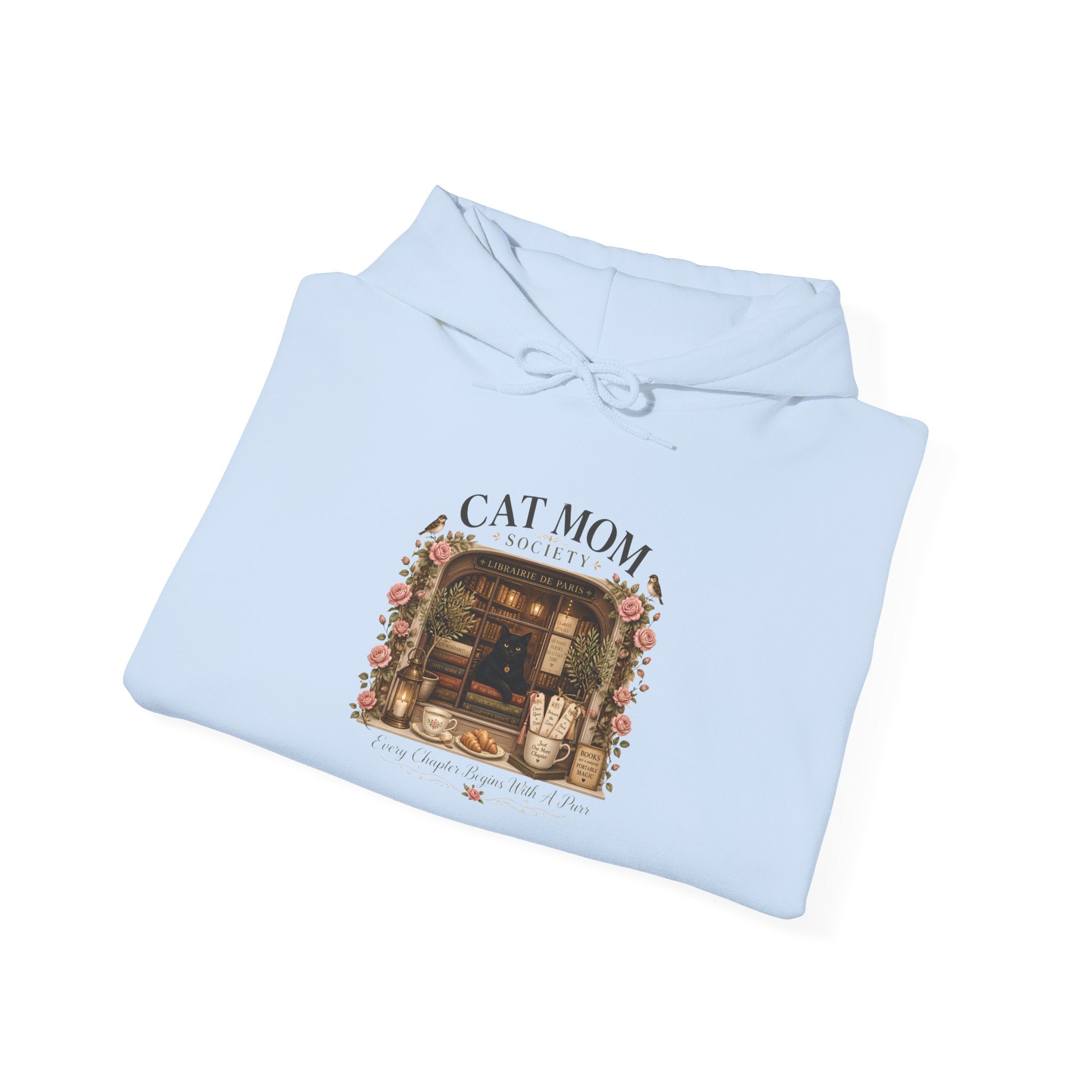 THE PARISIAN BOOKSHOP WINDOW | Gildan Heavy Blend™ Hoodie (18500)