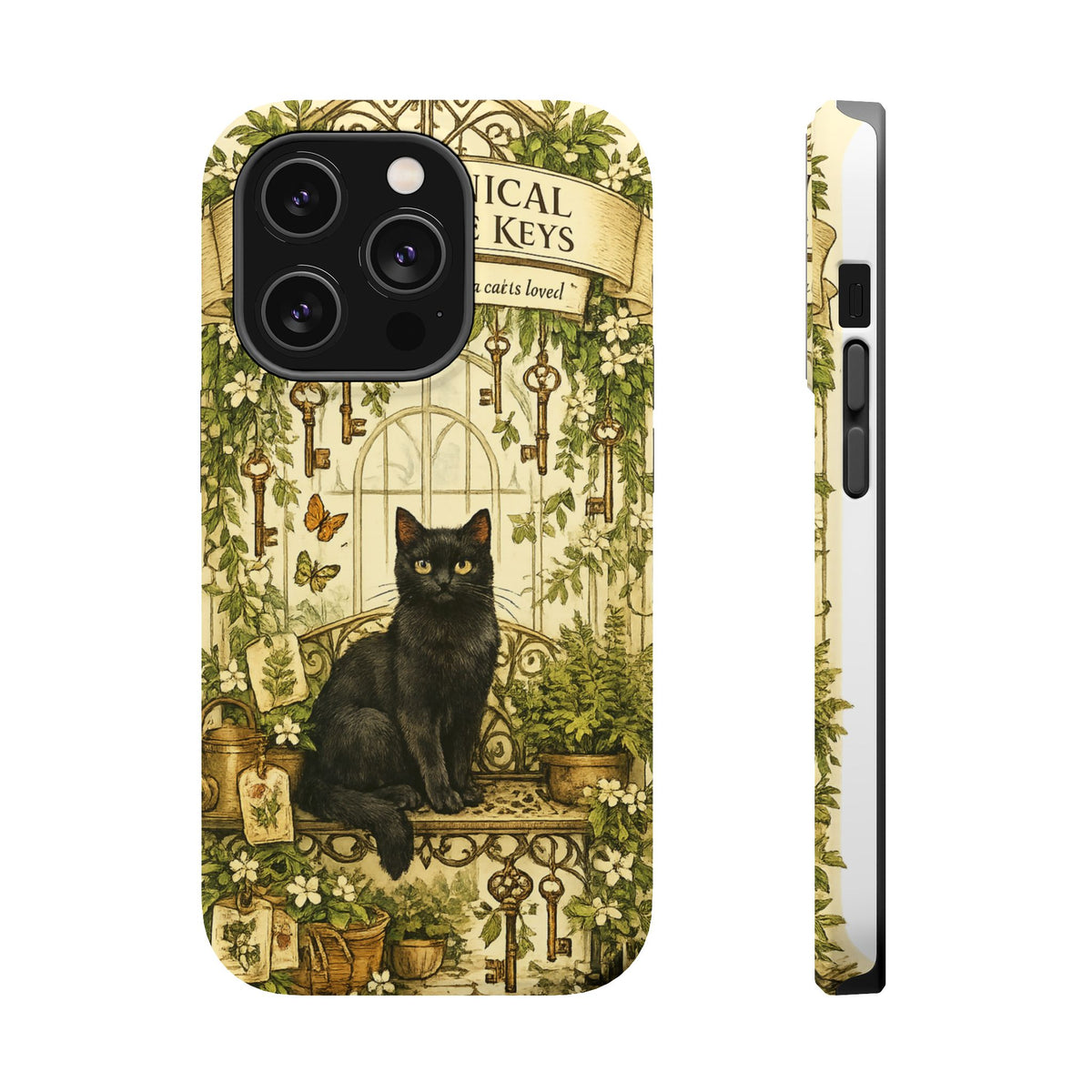 The Botanical Greenhouse Keys | Cat Mom Collection Phone case