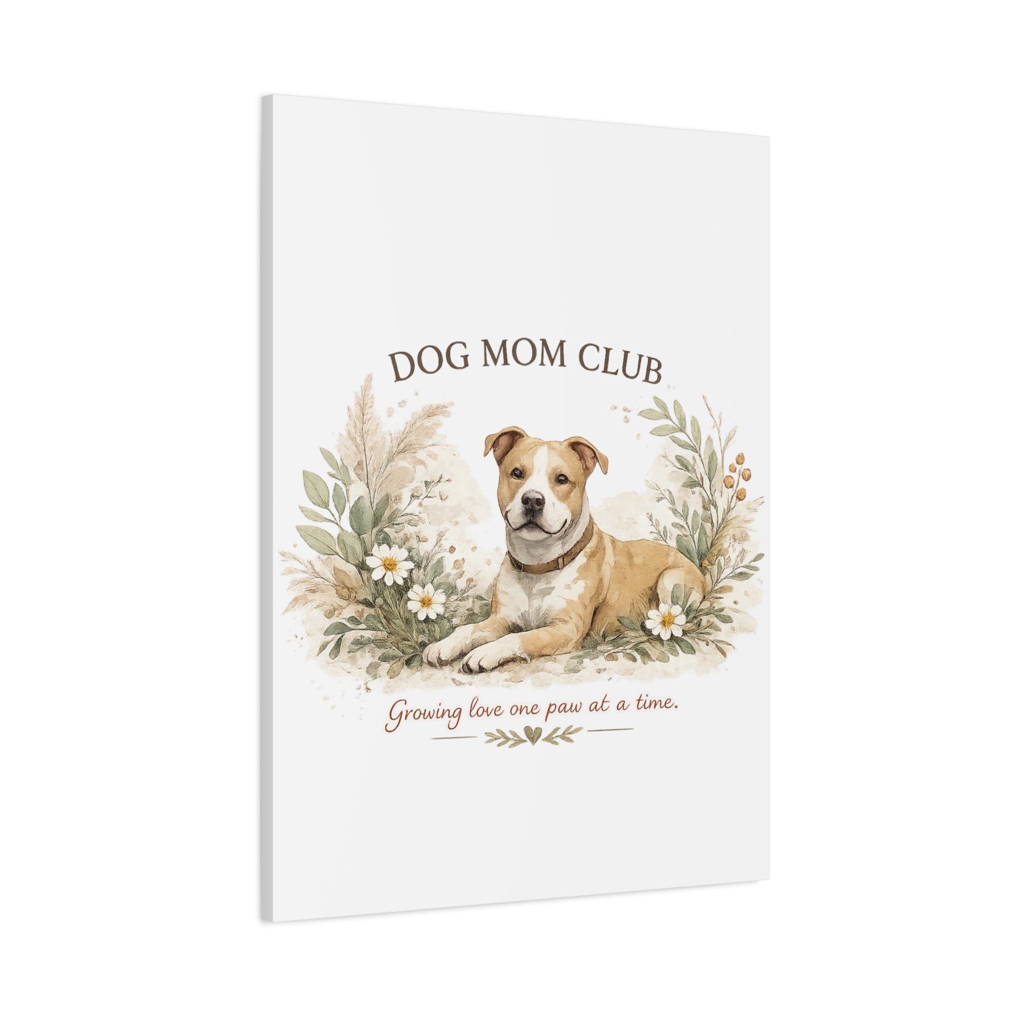 Dog Mom's Wild Garden | Matte Canvas, Stretched, 1.25"