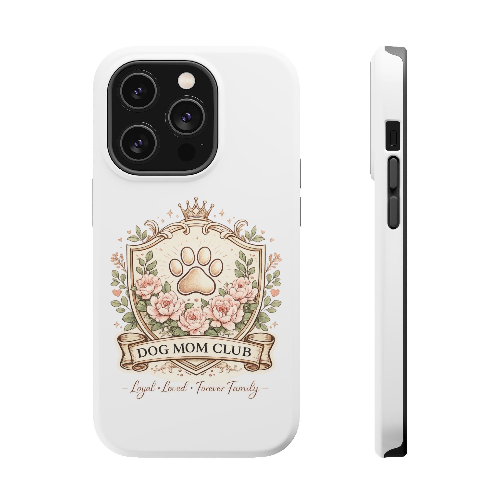 Floral Paw Crest Phone case
