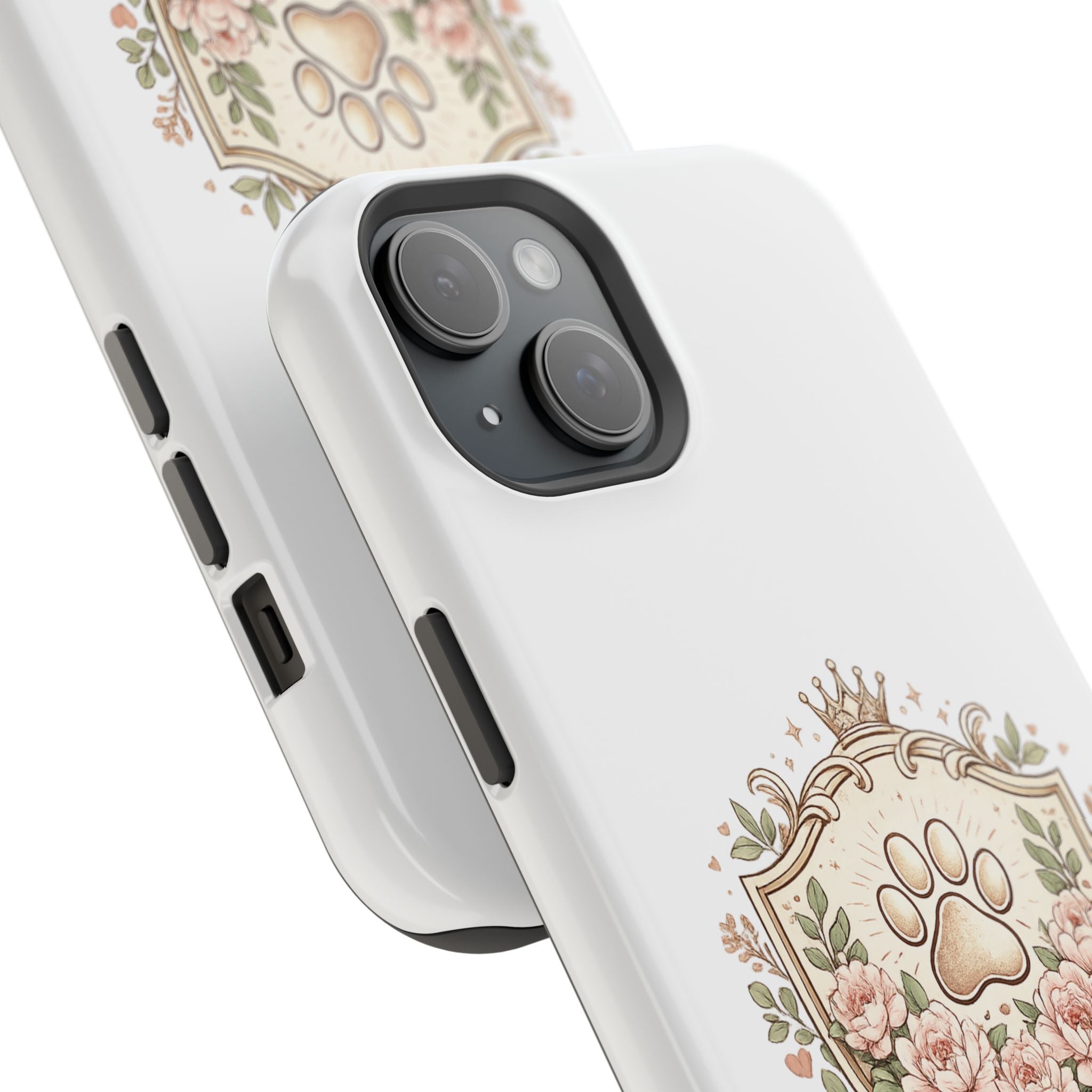 Floral Paw Crest Phone case