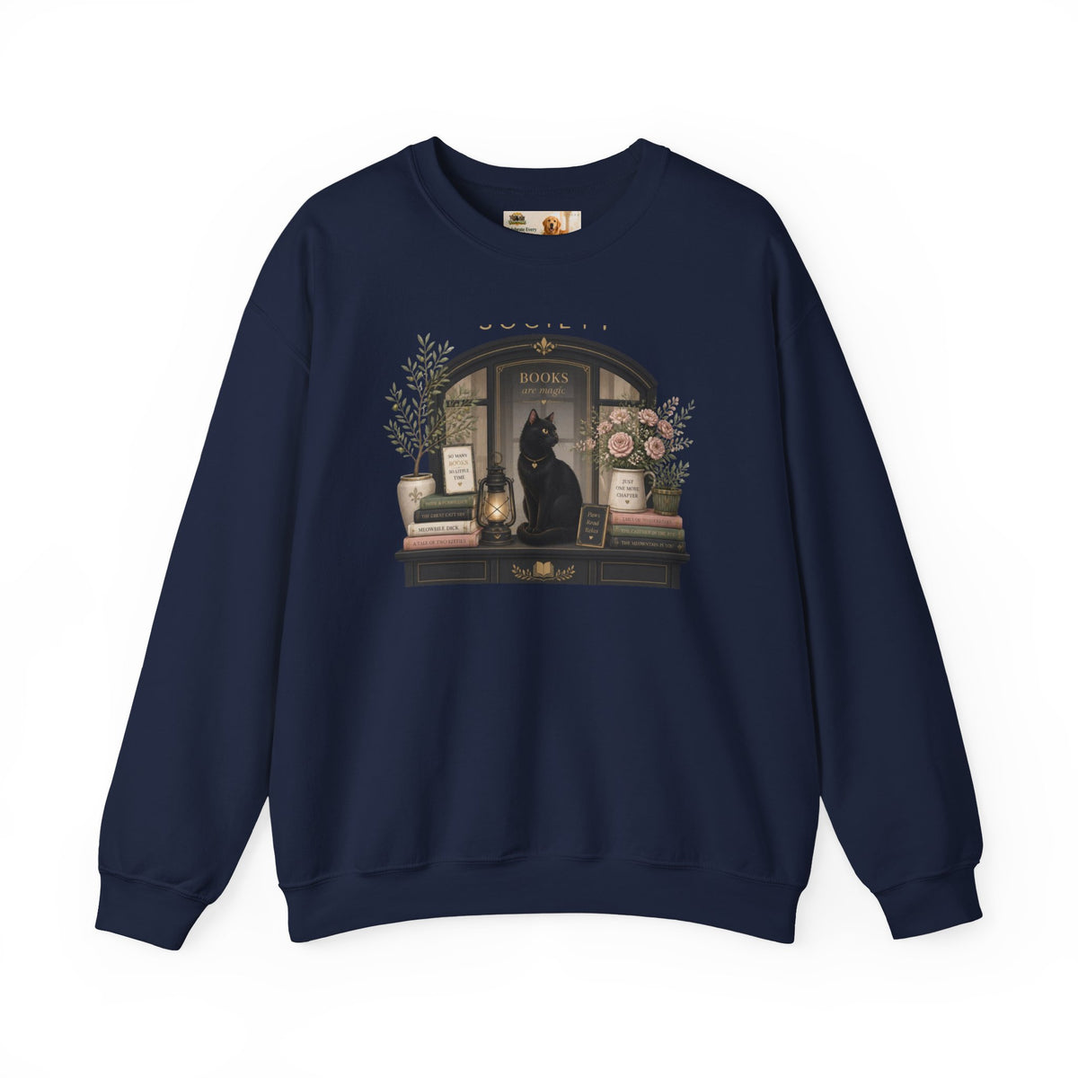 Books and Cats | Rescue Collection Sweatshirt