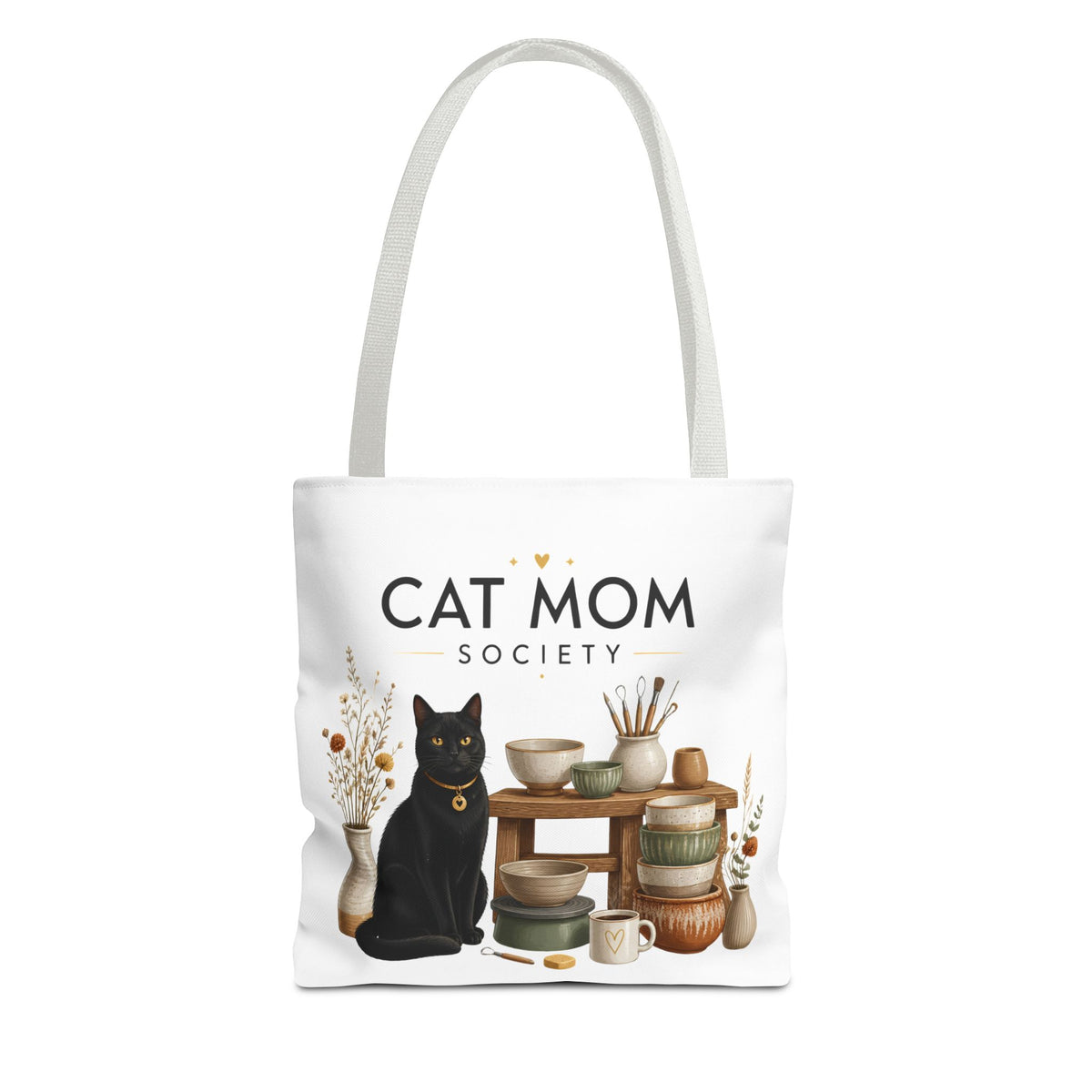 The Pottery Studio Morning | Cat Mom Collection Totebag