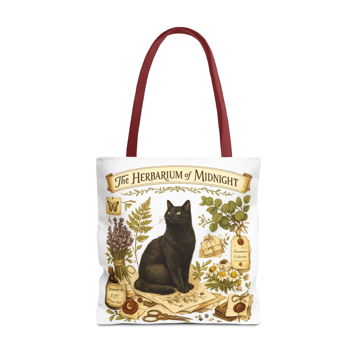 The Herbarium Of Midnight | Cat Mom Collection Totebag